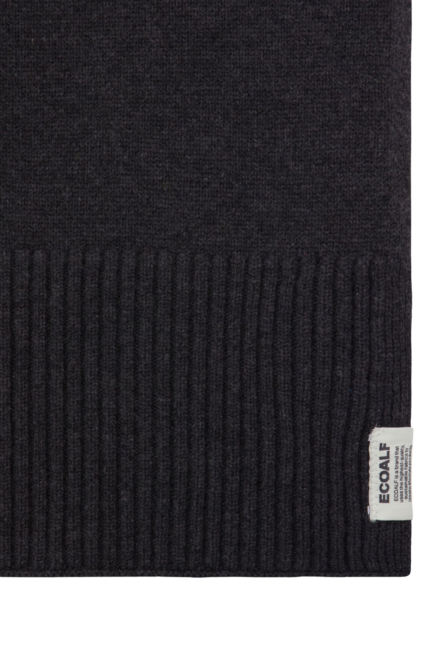 UNISEX WOOLALF SCARF DARK GREY MELANGE 3