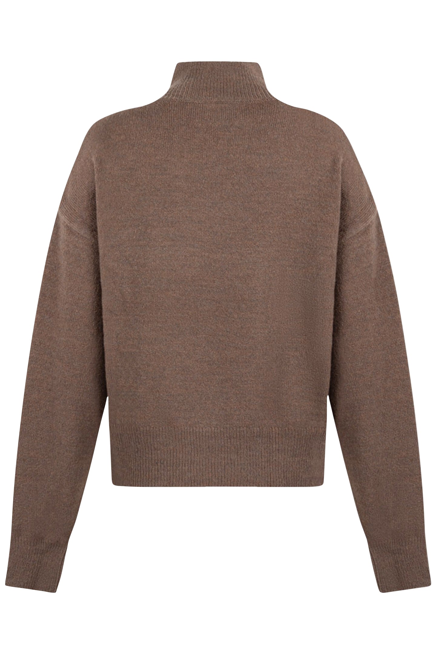 CHIARA KNITTED PULL LONG SLEEVE PINE BARK MELEE 2
