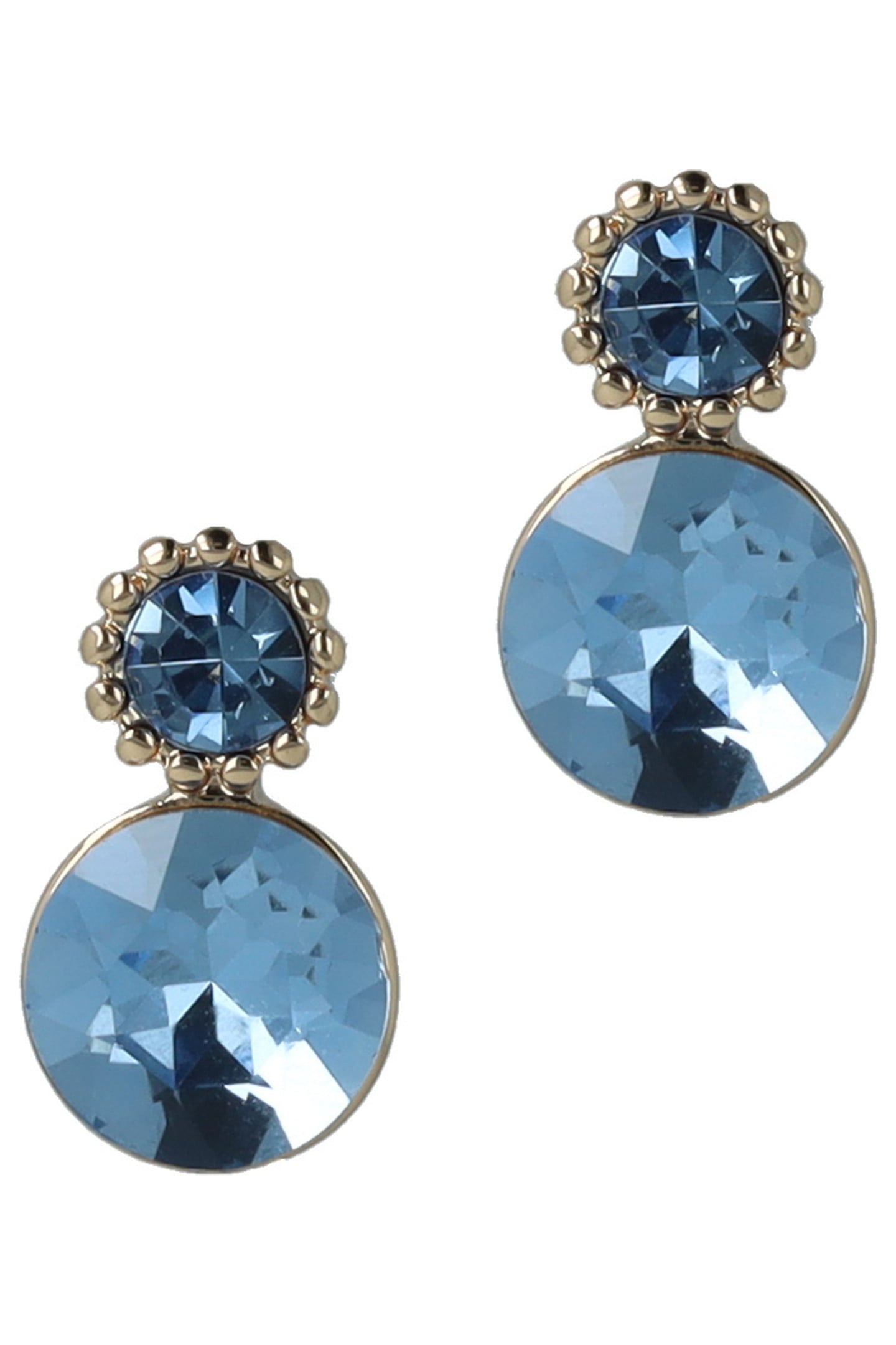 OPHELIA EARPINS LIGHT SAPPHIRE 1