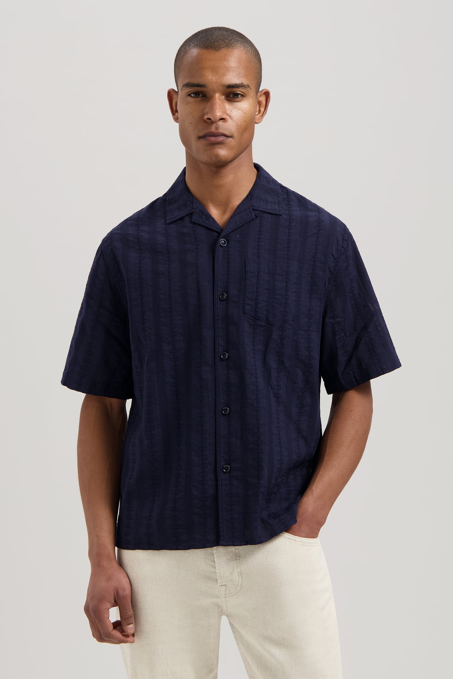 DS-SIRIUS RESORT SHIRT DK. NAVY 1