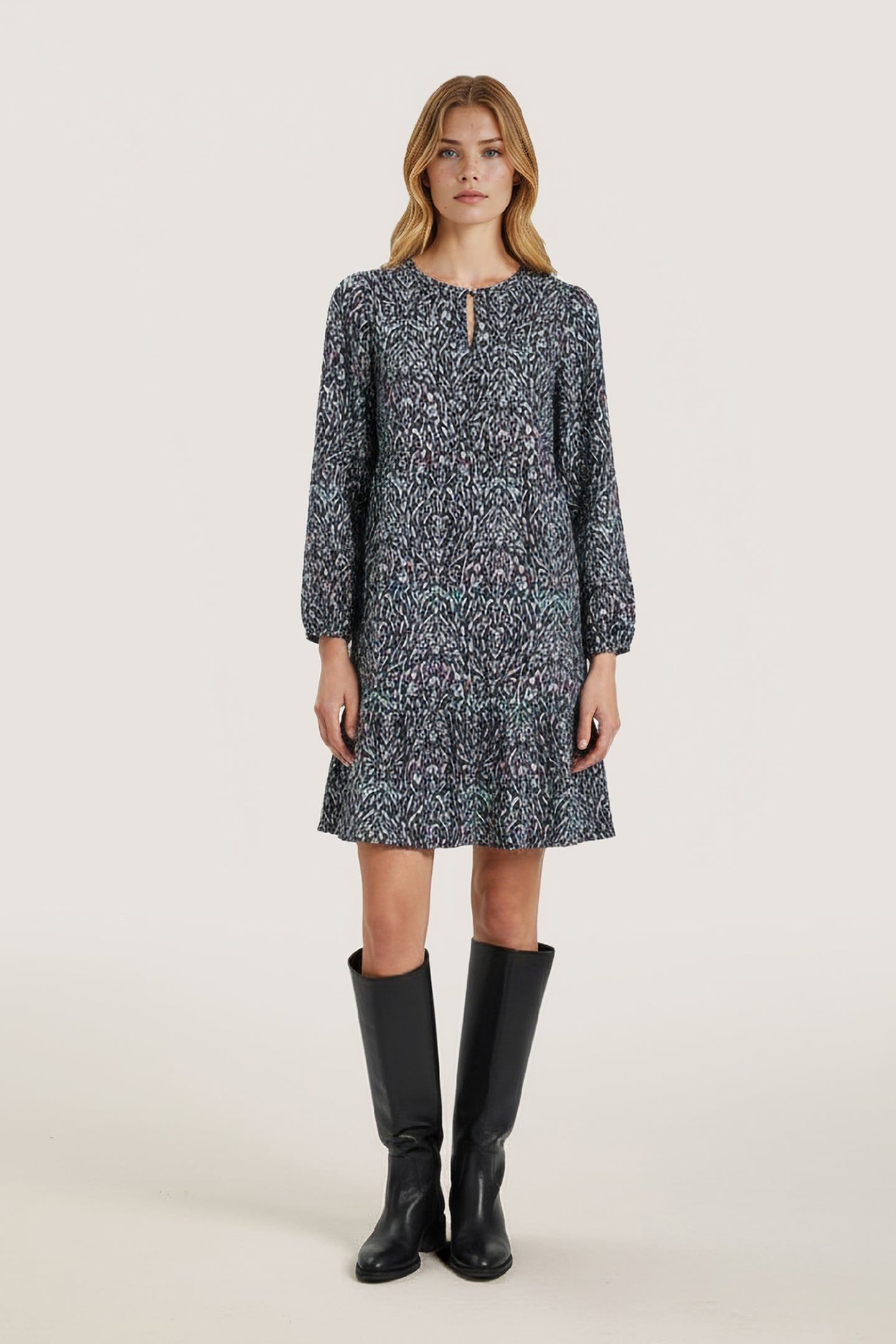 DRESS POPLIN MAGIC EARTH PRINT 1