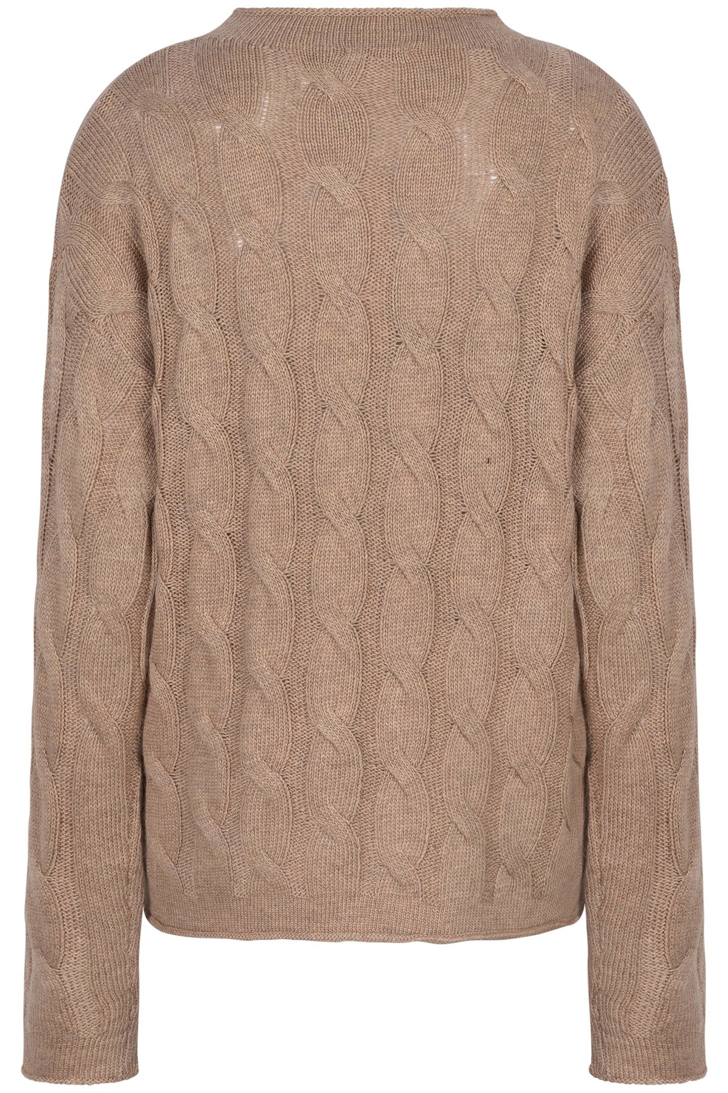 SWEATER CABLES TURTLE NECK CAMEL 6