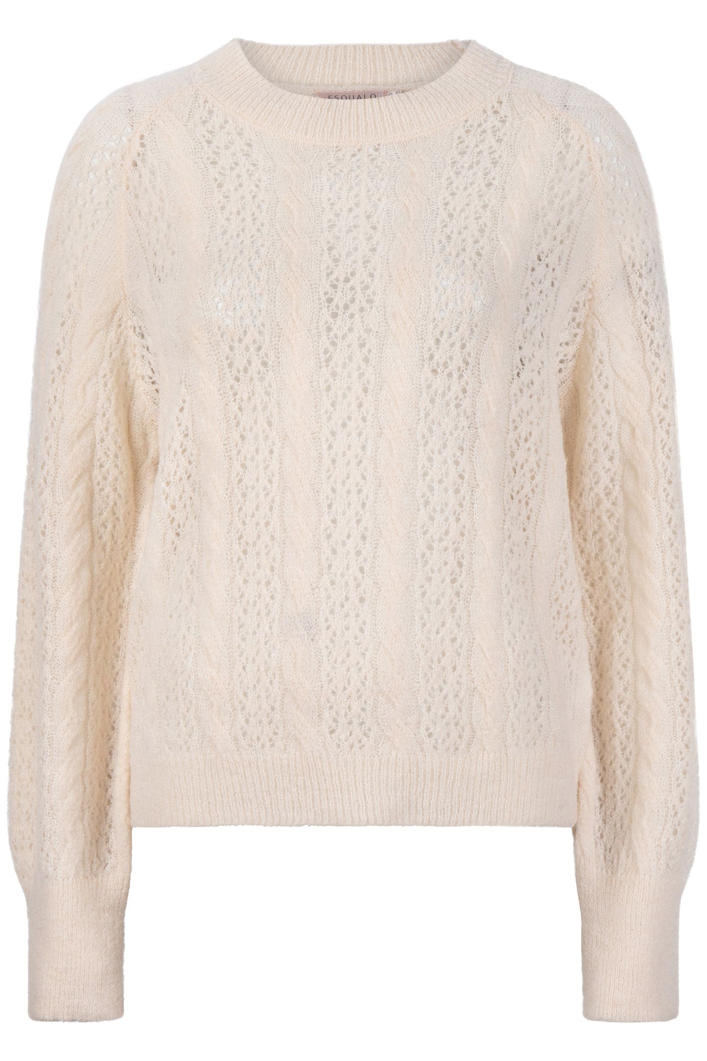 SWEATER CABLE AJOUR LIGHT SAND 5