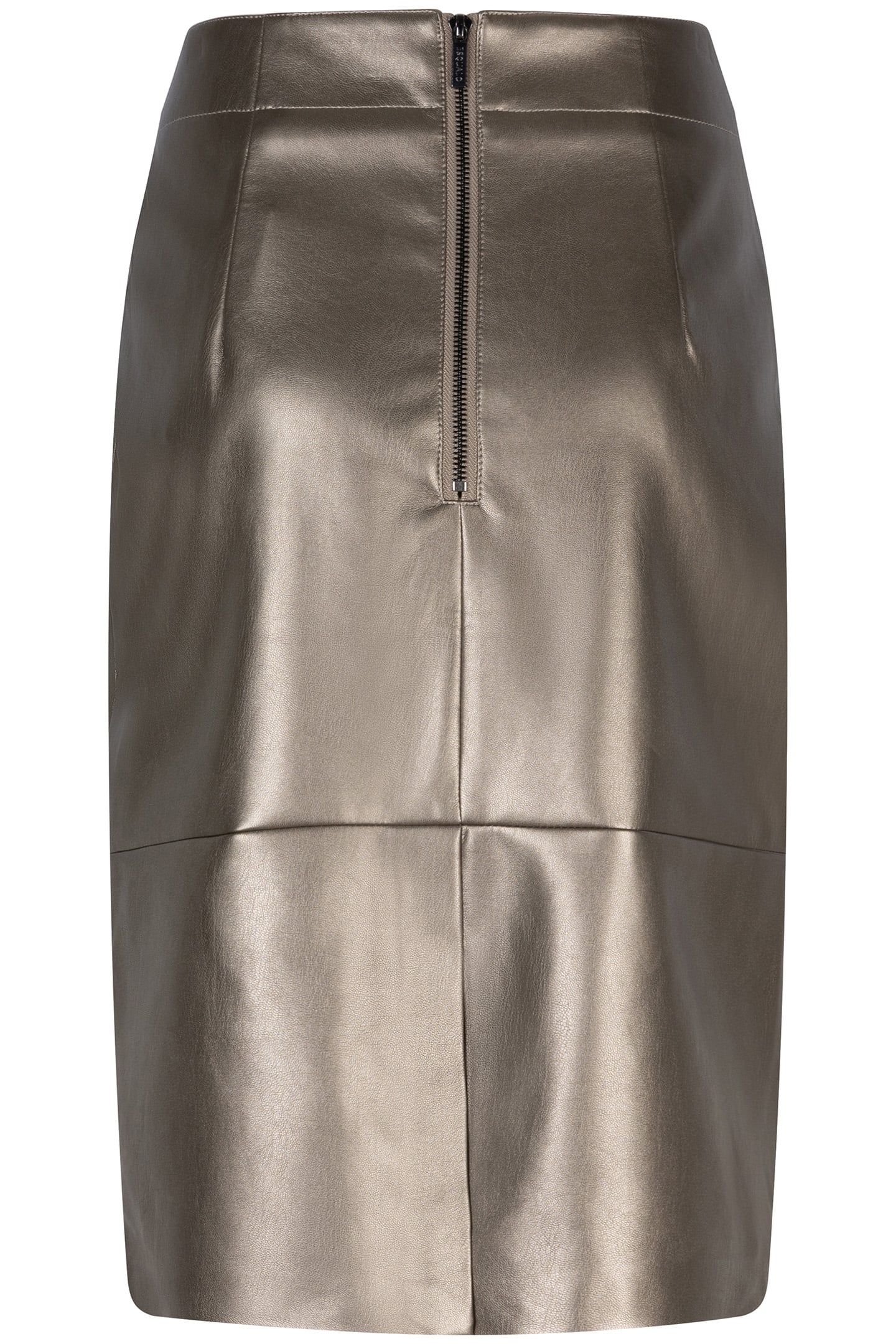 SKIRT PENCIL PU SOFT GOLD 5