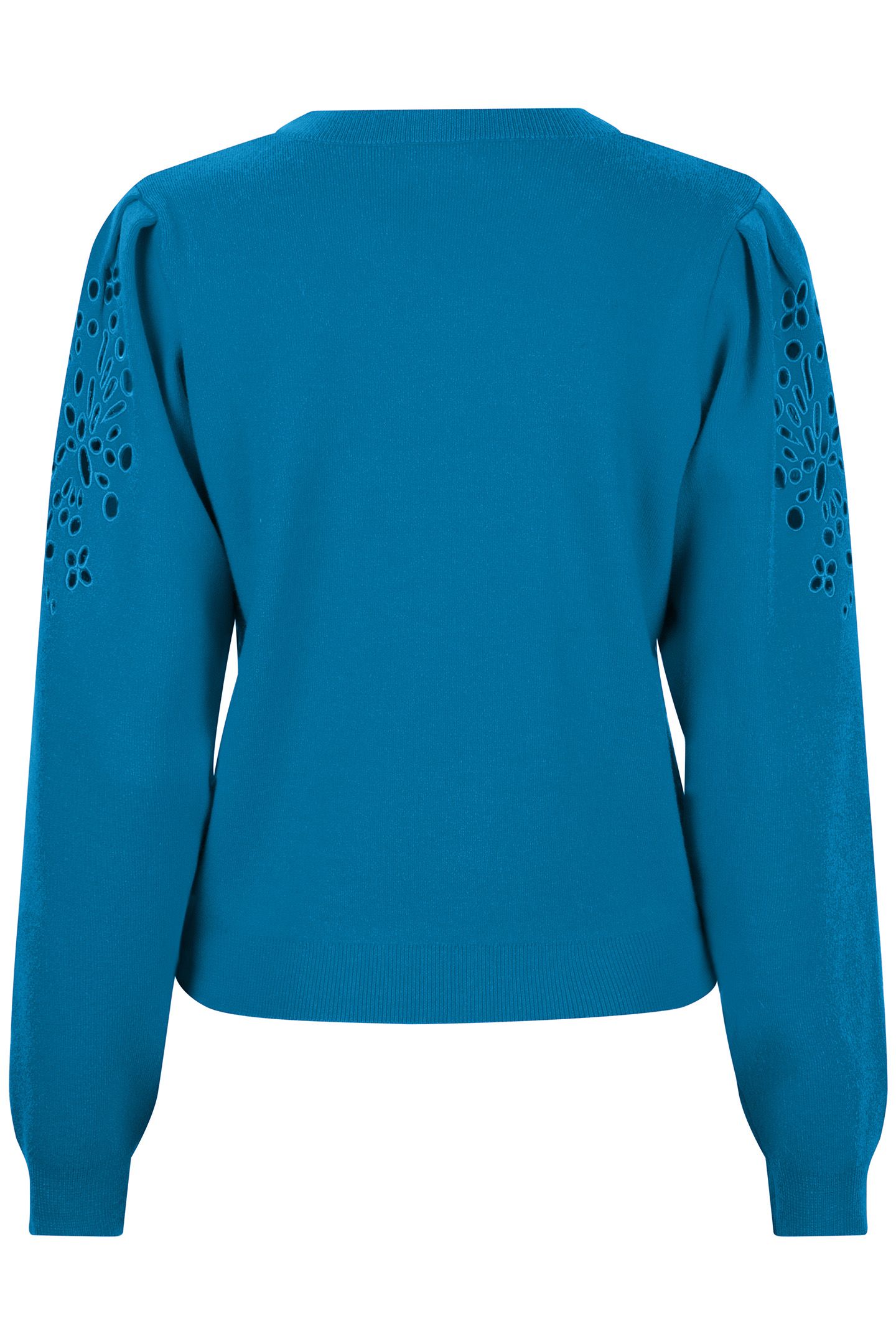 SWEATER EMBROIDERY ANGLAISE PETROL 4