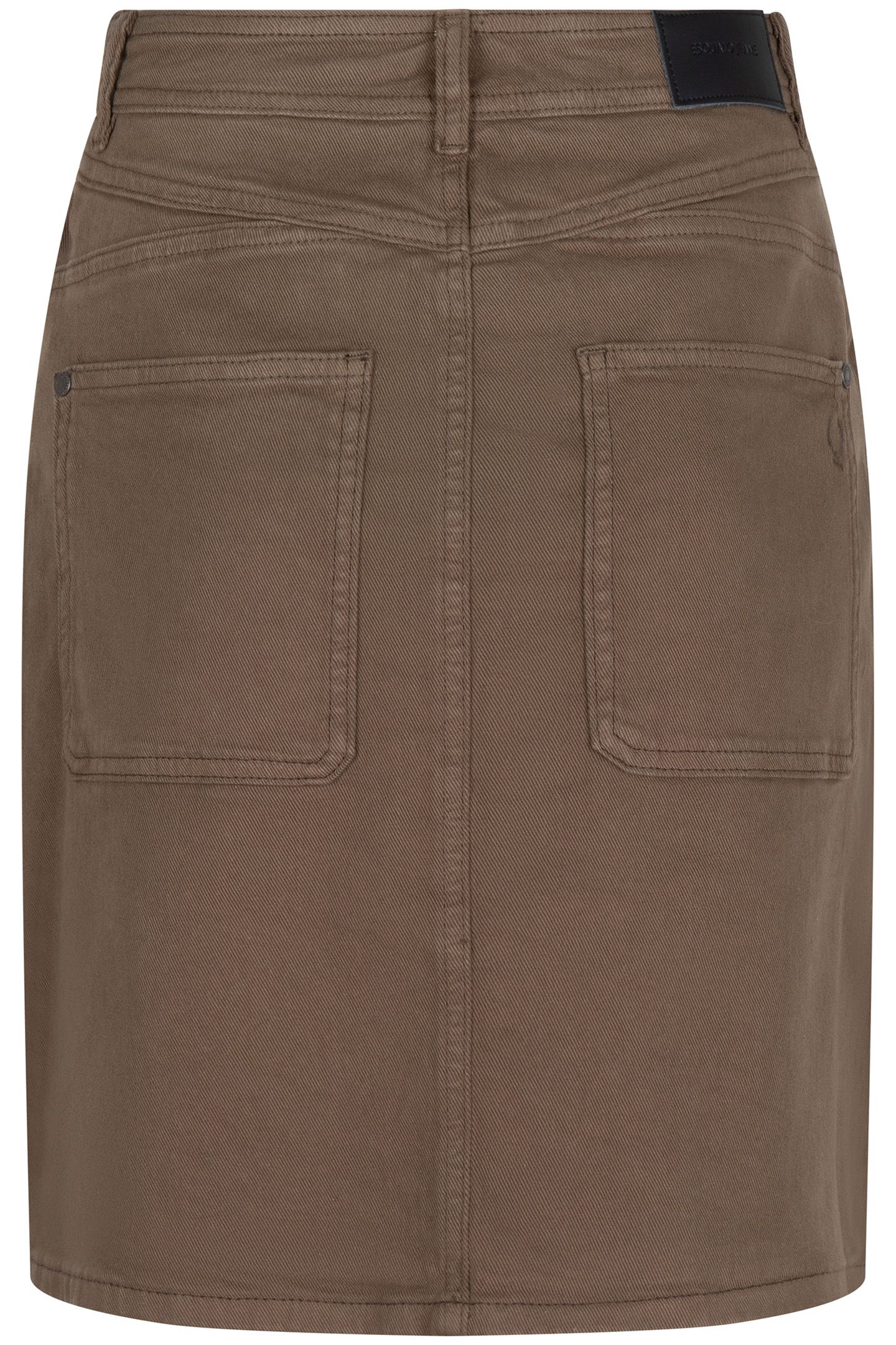 SKIRT COLORED DENIM ARMY GREEN 4
