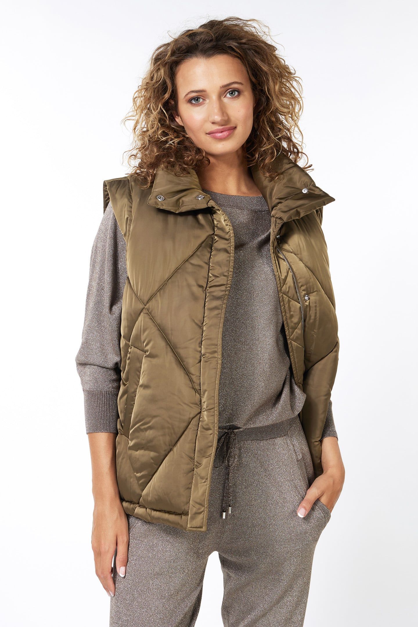 BODYWARMER COL ARMY GREEN 1