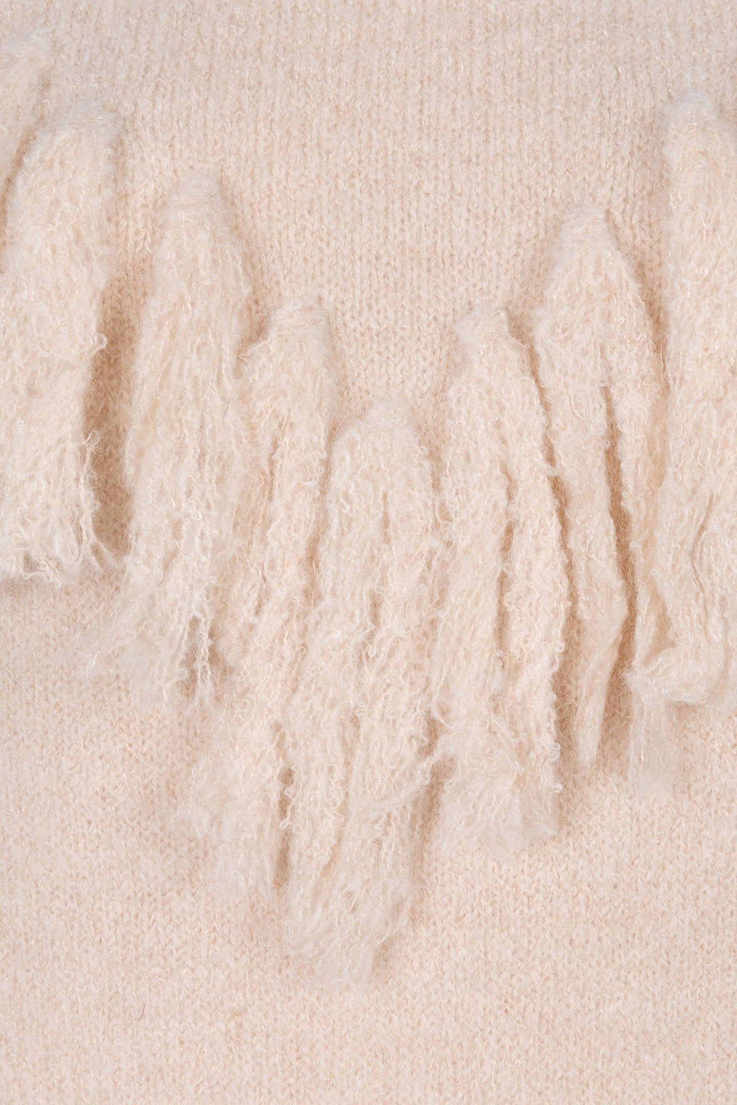 SWEATER FRINGES LIGHT SAND 9