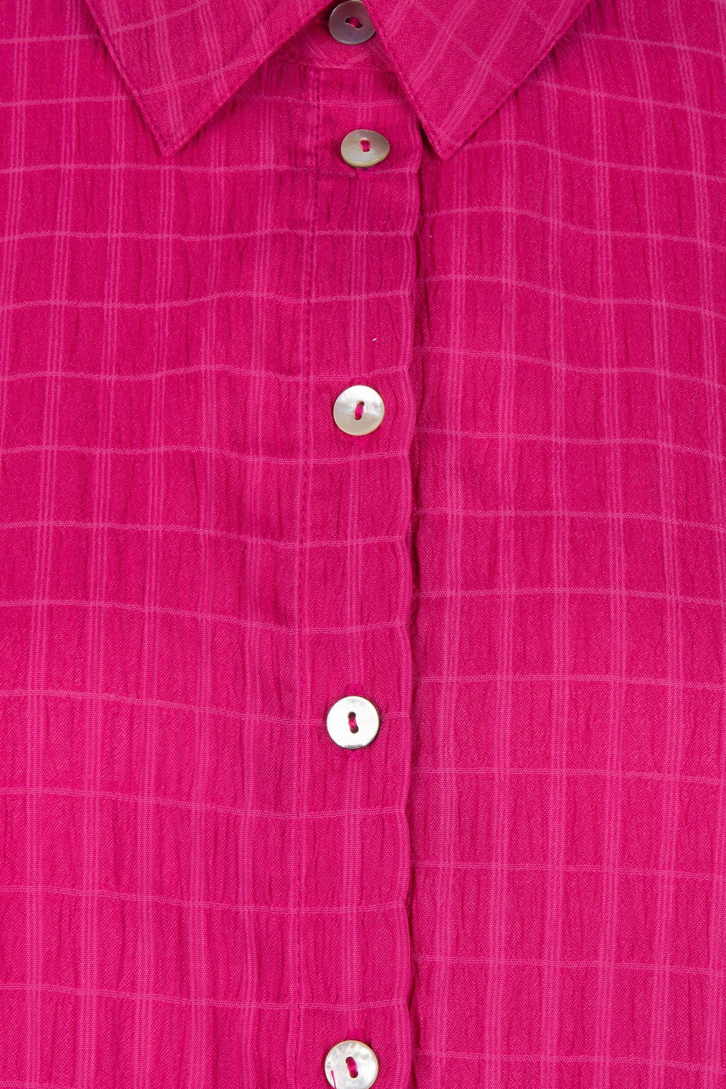 BLOUSE STRUCTURE FABRIC FUCHSIA 8