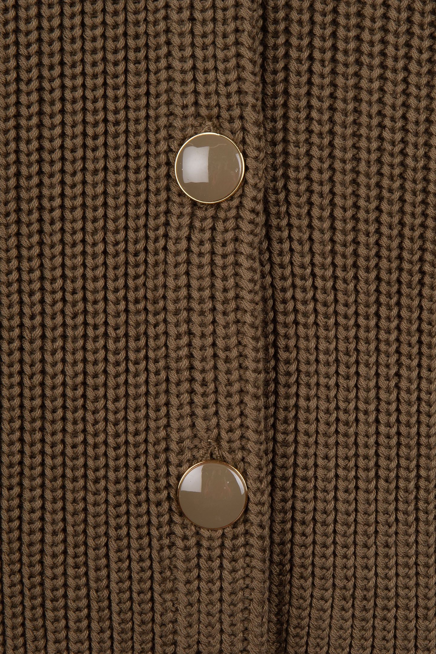 CARDIGAN POLO COLLAR ARMY GREEN 9