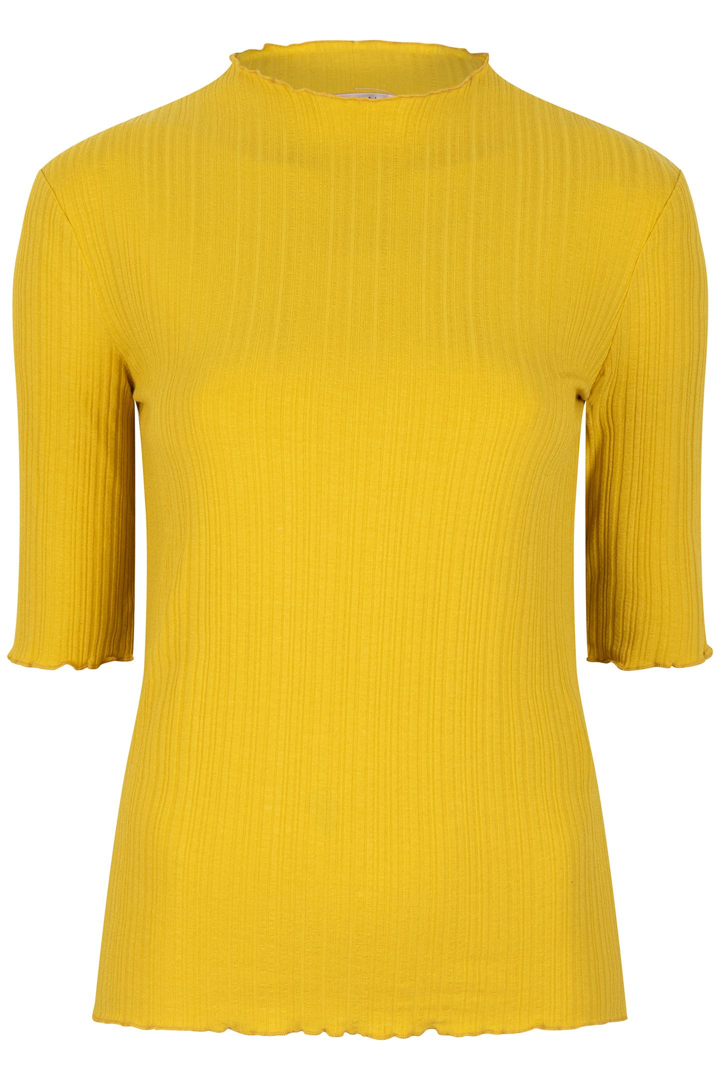 TOP IRREGULAR RIB OCHRE 3