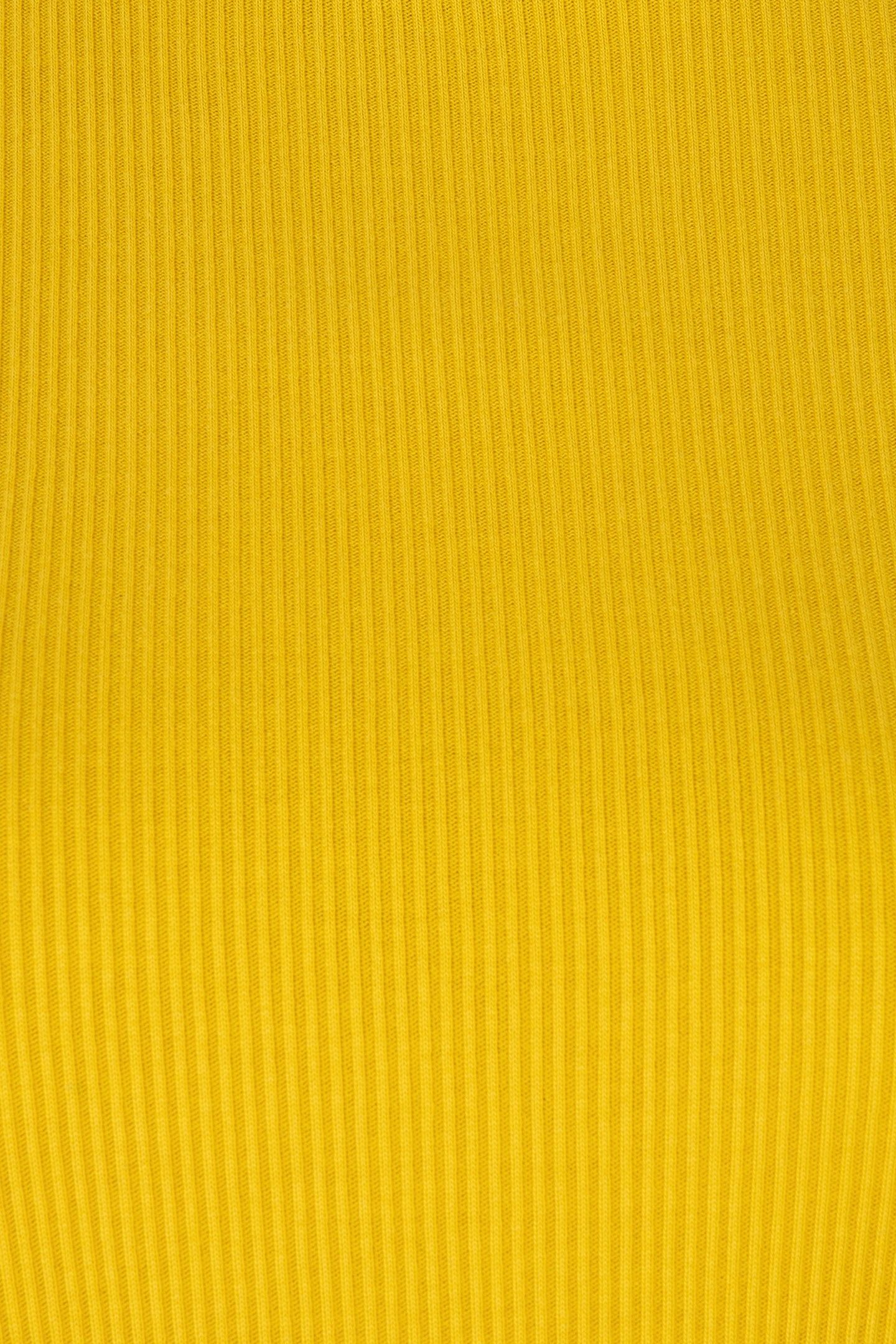 TOP RIB LONG SLVE OCHRE 5