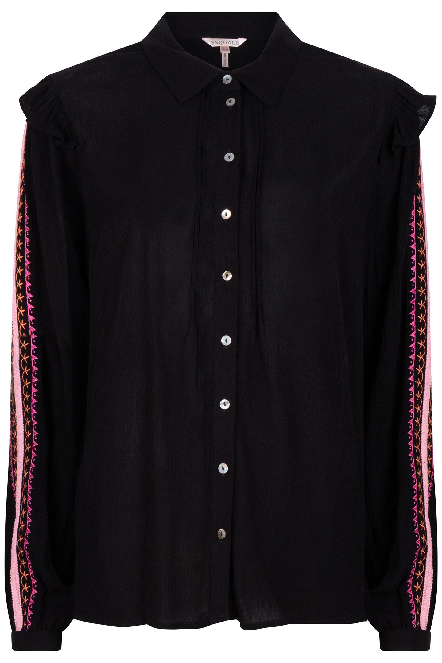 BLOUSE EMBROIDERY BLACK 5