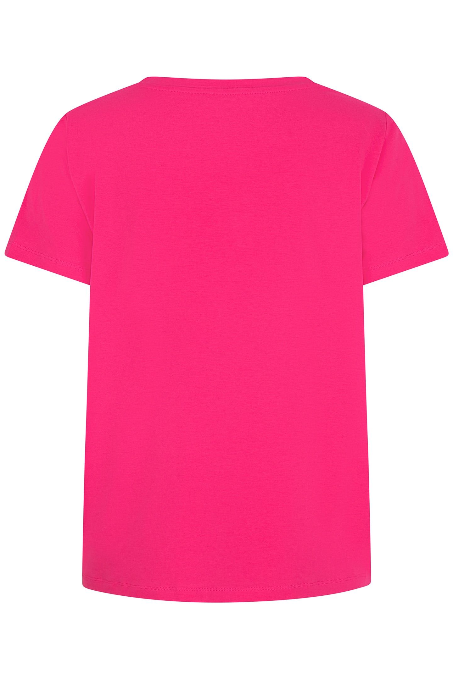 T-SHIRT VOILA SEQUINS FUCHSIA 4