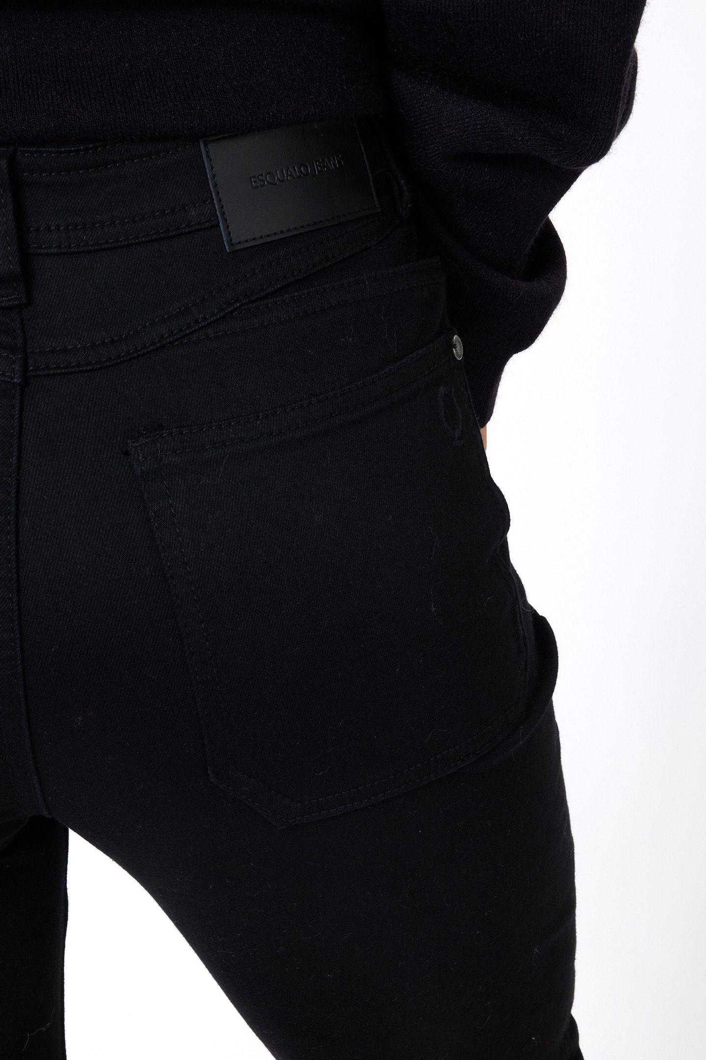 TROUSERS JEANS STRAIGHT FIT BLACK 6