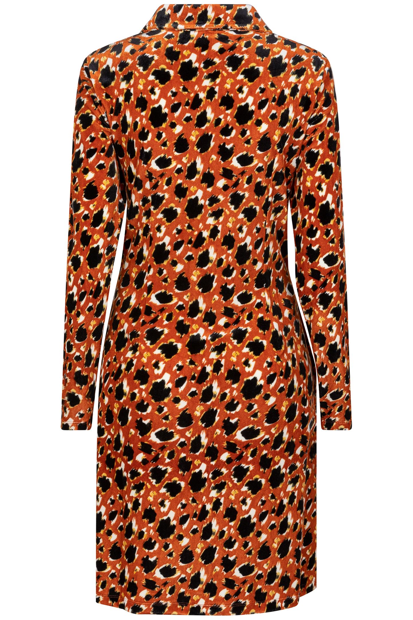 DRESS WRAP LEOPARD SKINS VELOURS PRINT 4