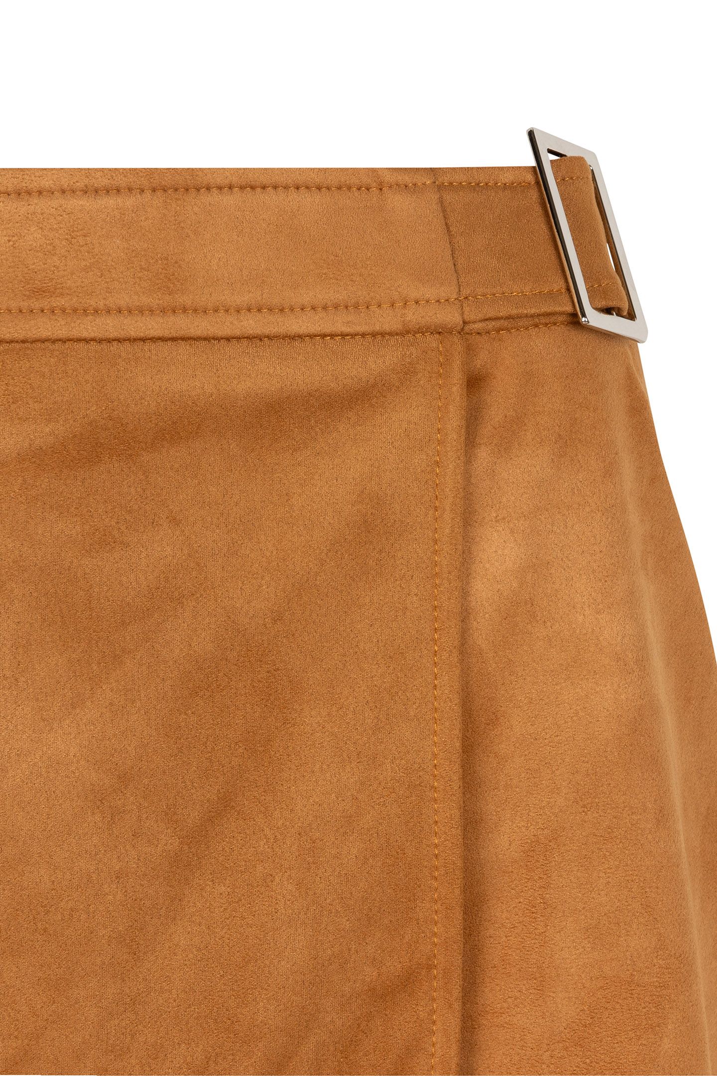 SKIRT OVERLAP SUEDINE CAMEL 8