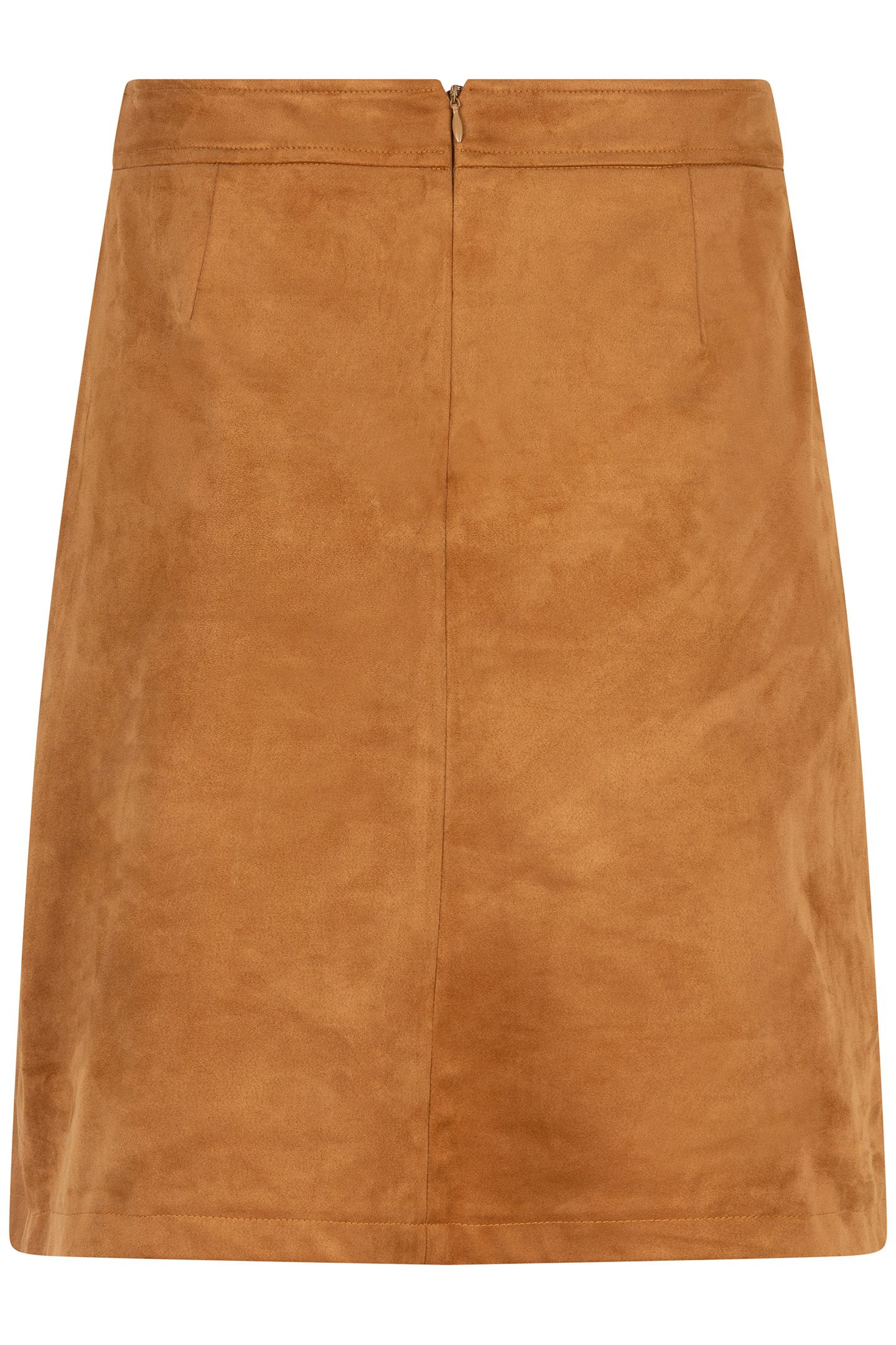 SKIRT OVERLAP SUEDINE CAMEL 7