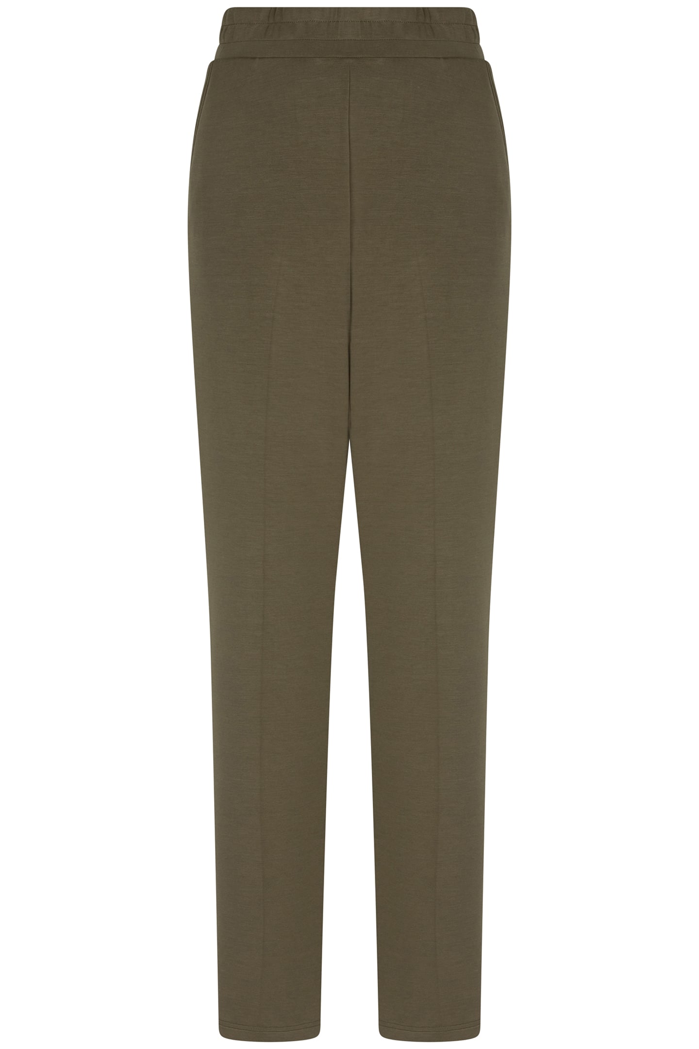 TROUSERS FLAIR MODAL MOSS GREEN 4