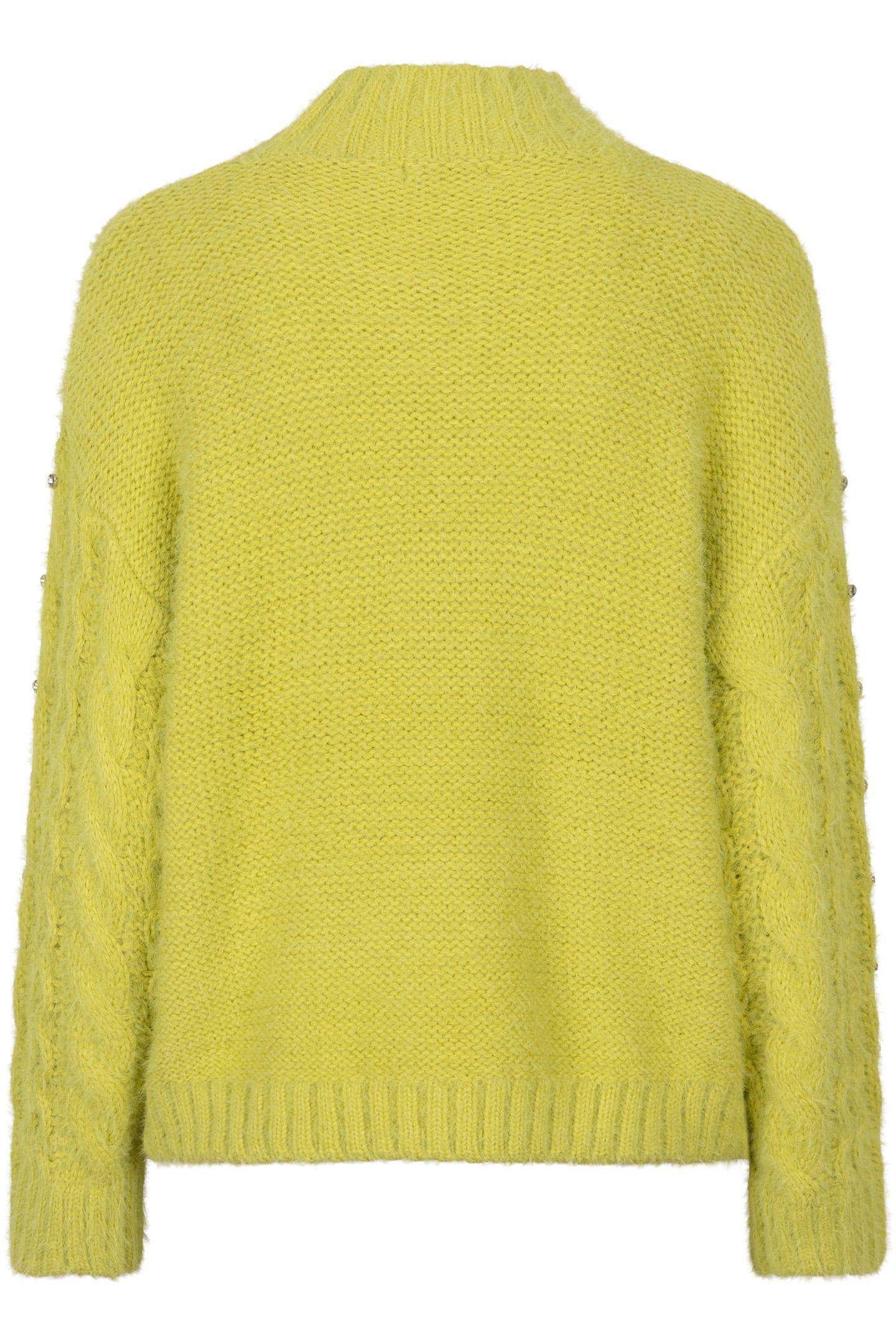 SWEATER CABLE STONES MATCHA GREEN 7