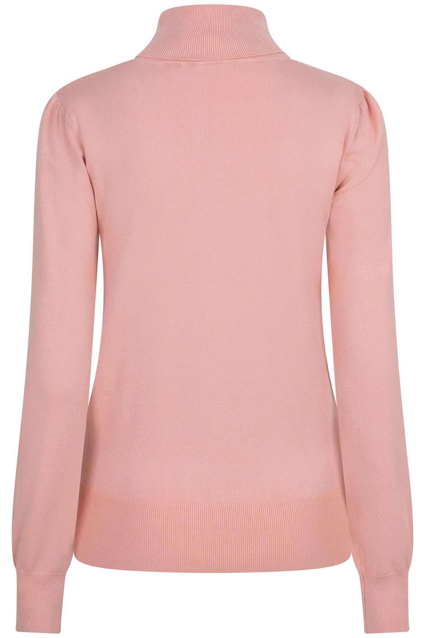 SWEATER FANCY DETAIL SHLDR BASIC KNIT BLUSH 5