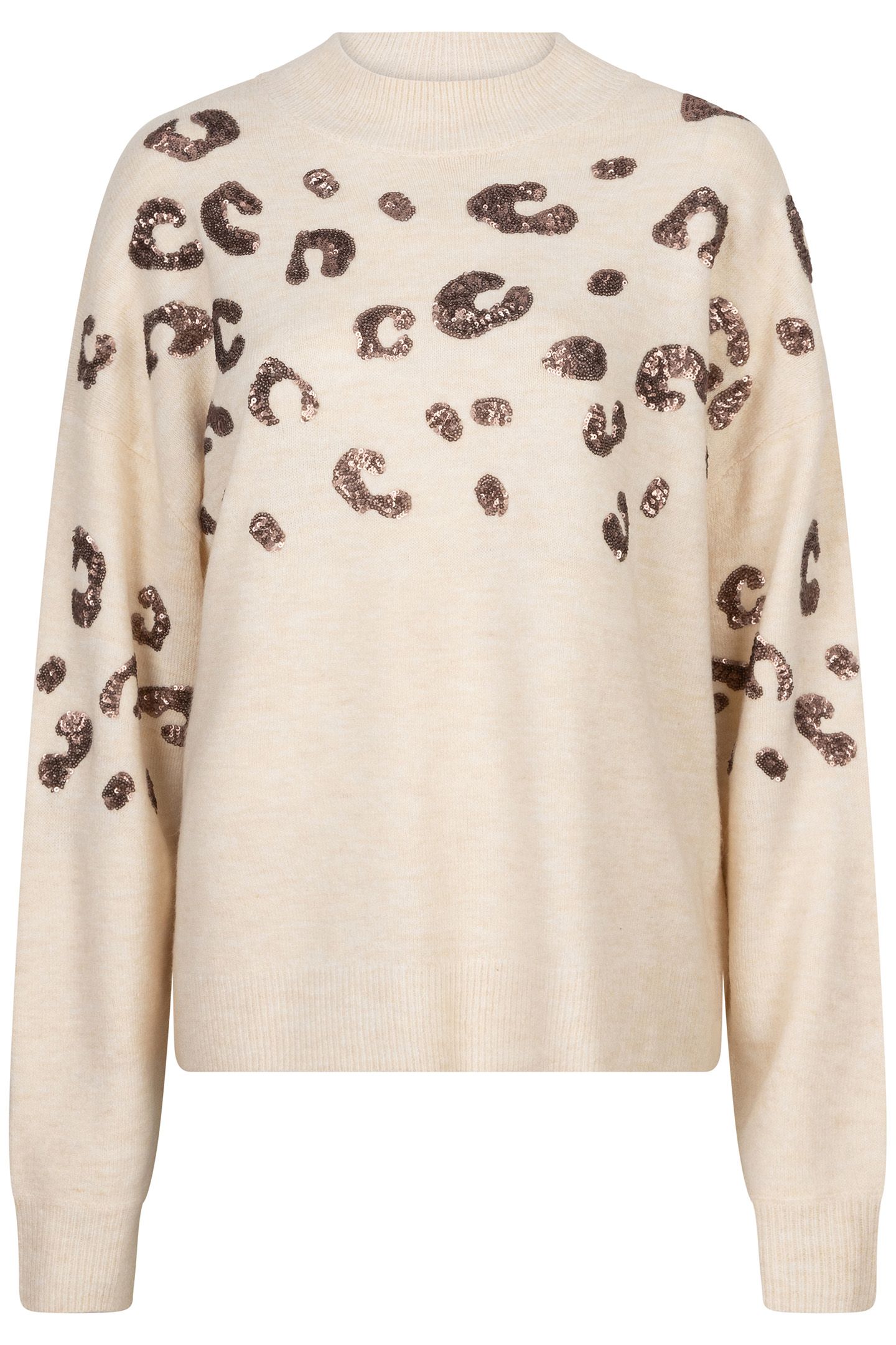 SWEATER ANIMAL SEQUINS BEIGE 4