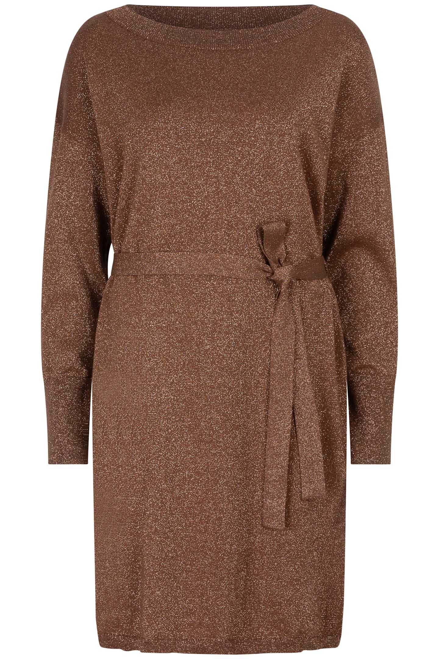 DRESS WIDE LUREX BRANDY 4