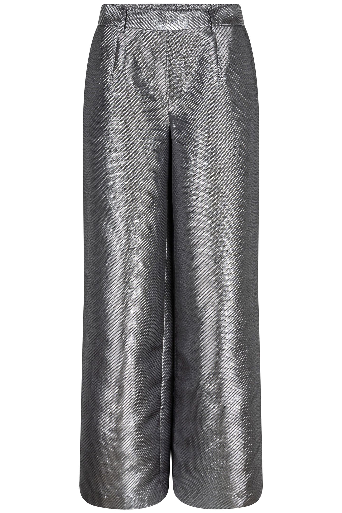 TROUSERS METALLIC SILVER 4