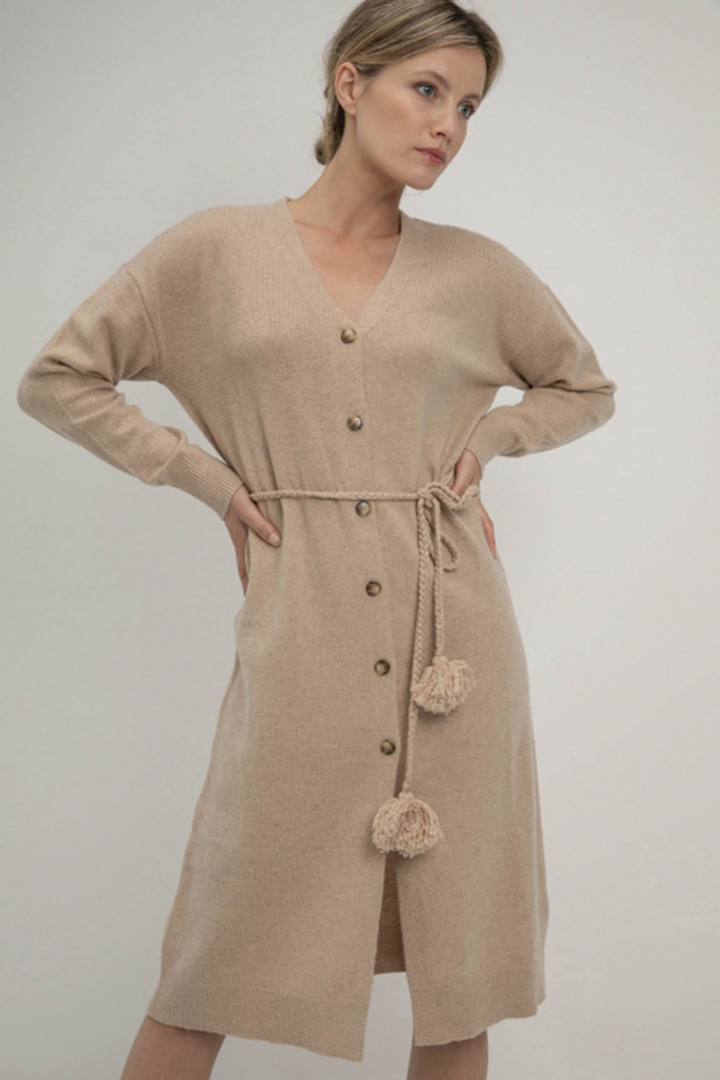 SORAYA DRESS SAND 1