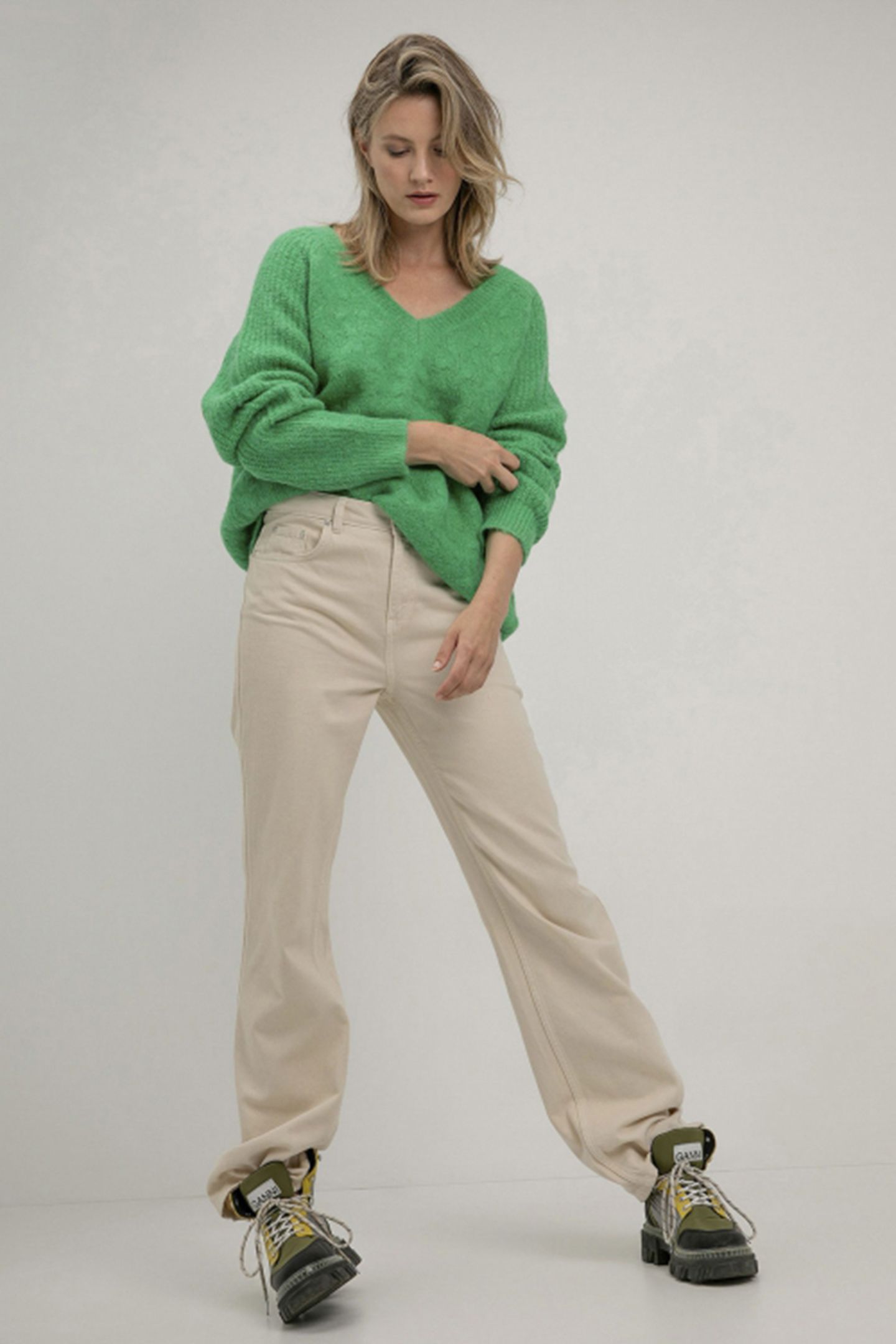 SABINE SWEATER PARROT GREEN 2