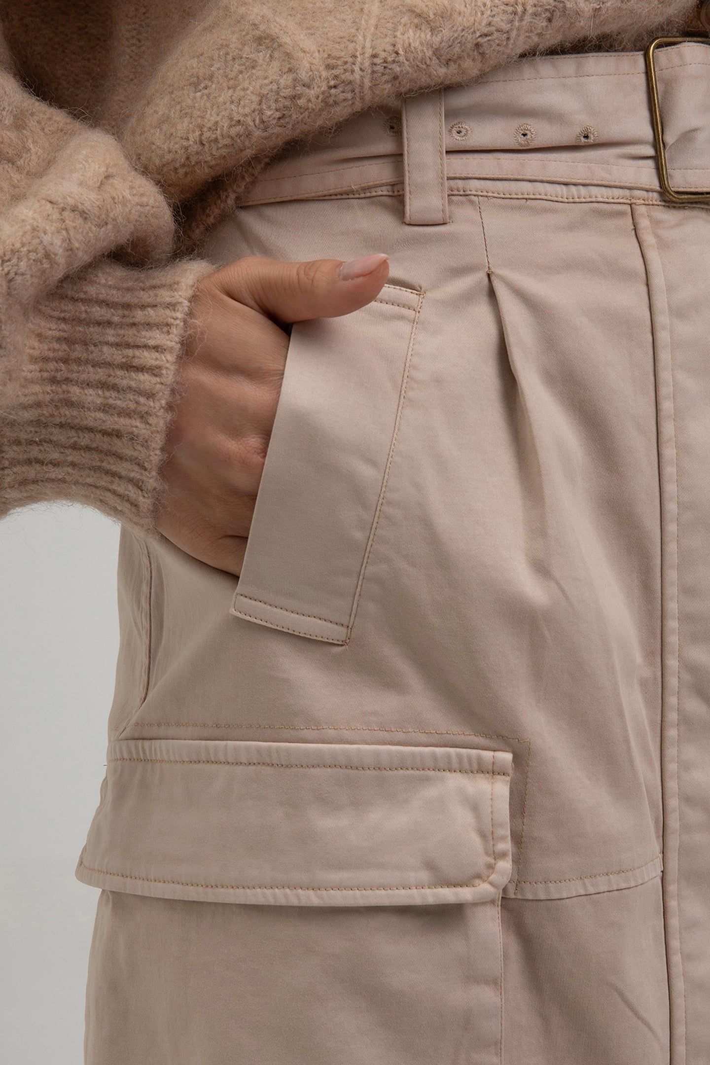 SAFIRA SKIRT BEIGE 3