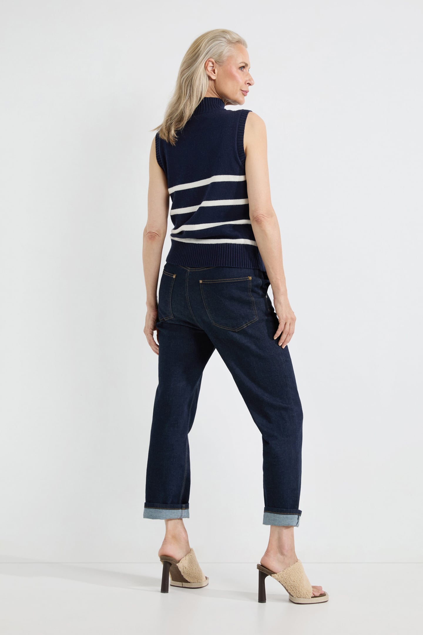 ARIANNE SINGLET NAVY STRIPE 4
