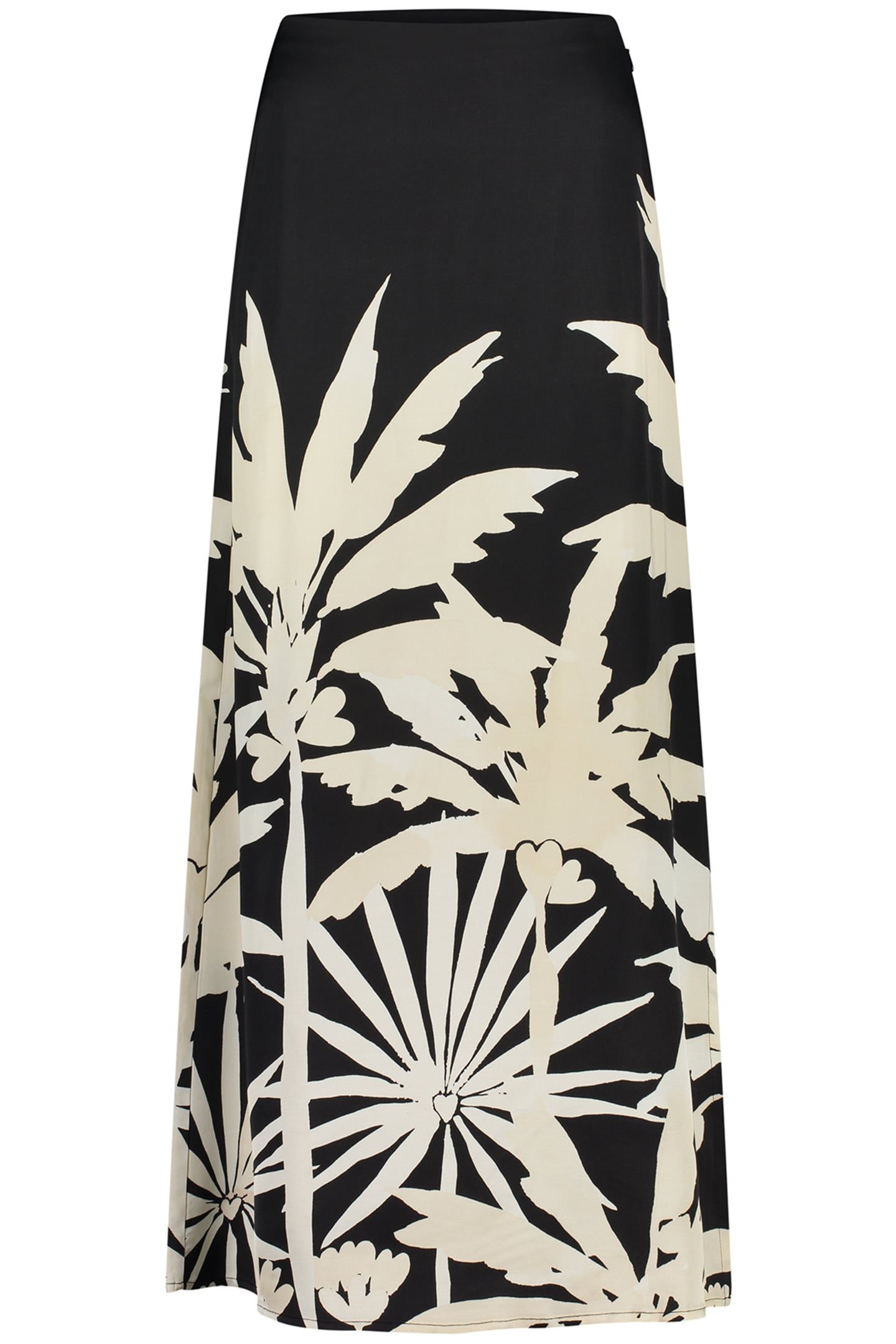 LAUREEN SKIRT CREME BRULEE/BLACK 3