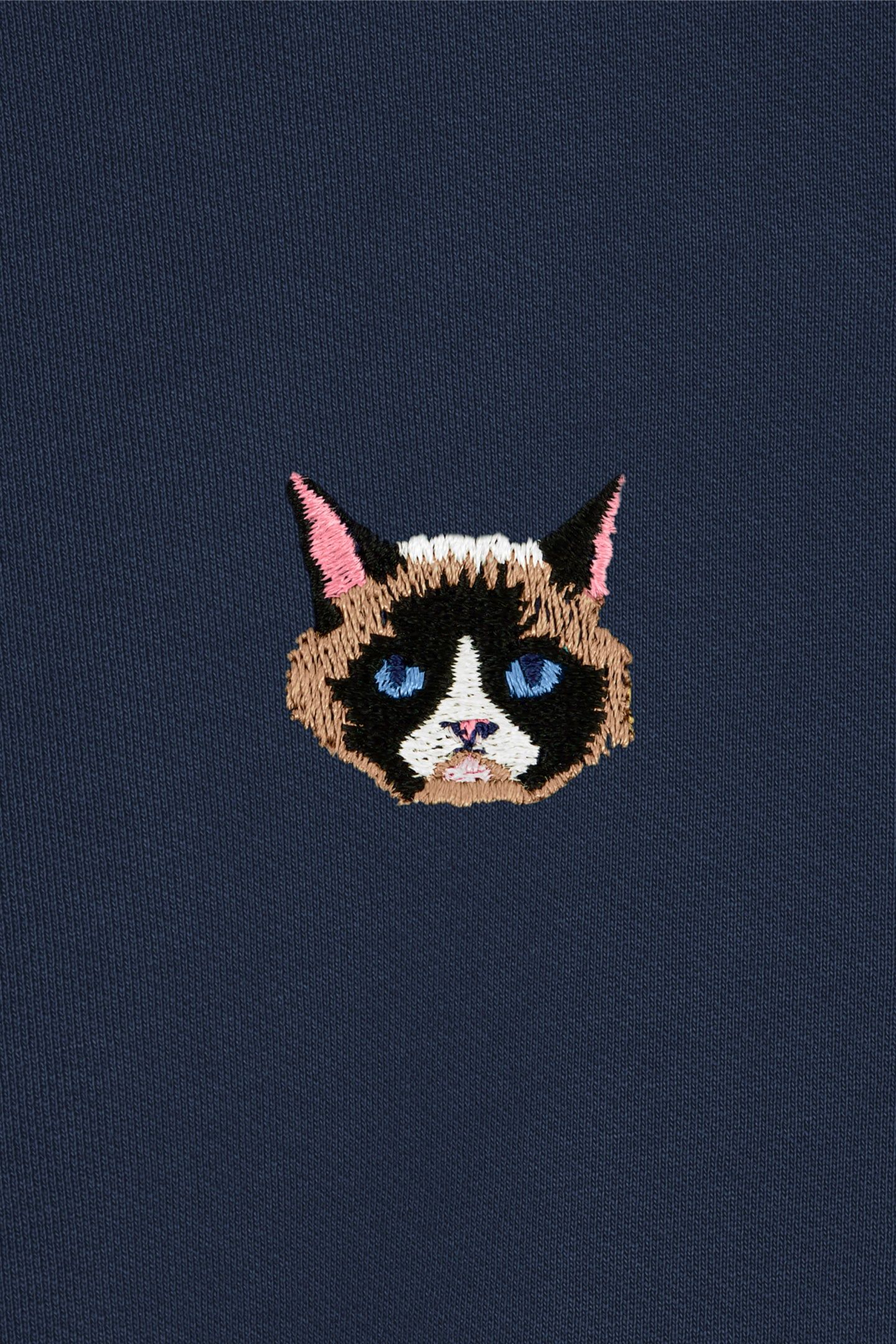 SWEATSHIRT NAVY CATFACE BLACK IRIS 5