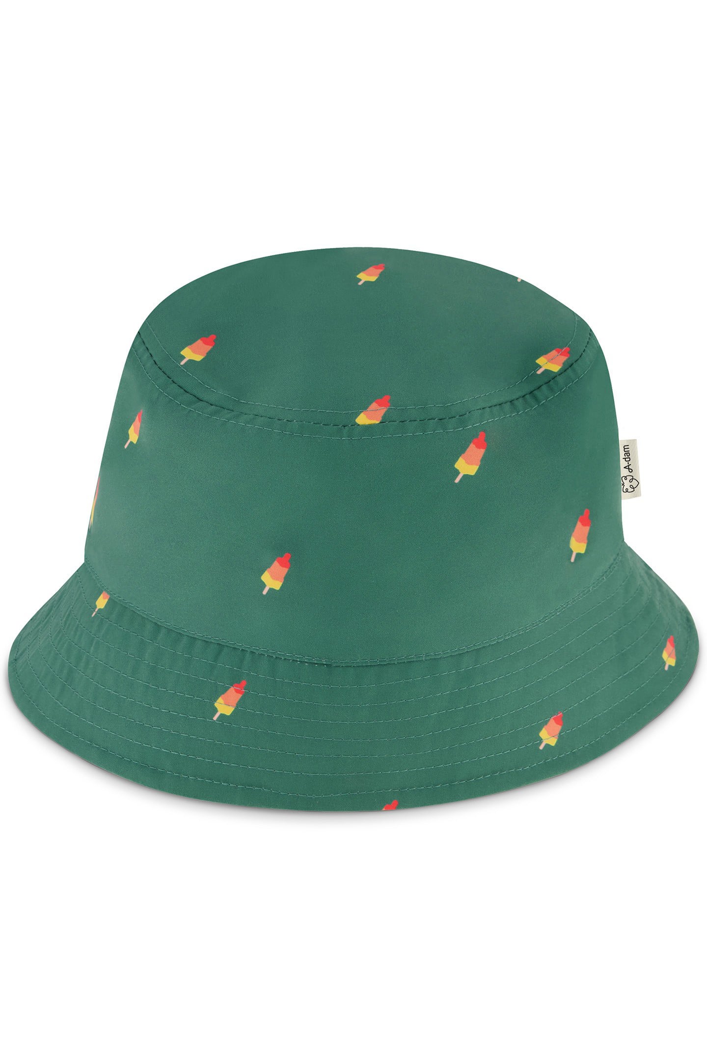 UNISEX BUCKET HAT GREEN ROCKET SMOKE PINE 1