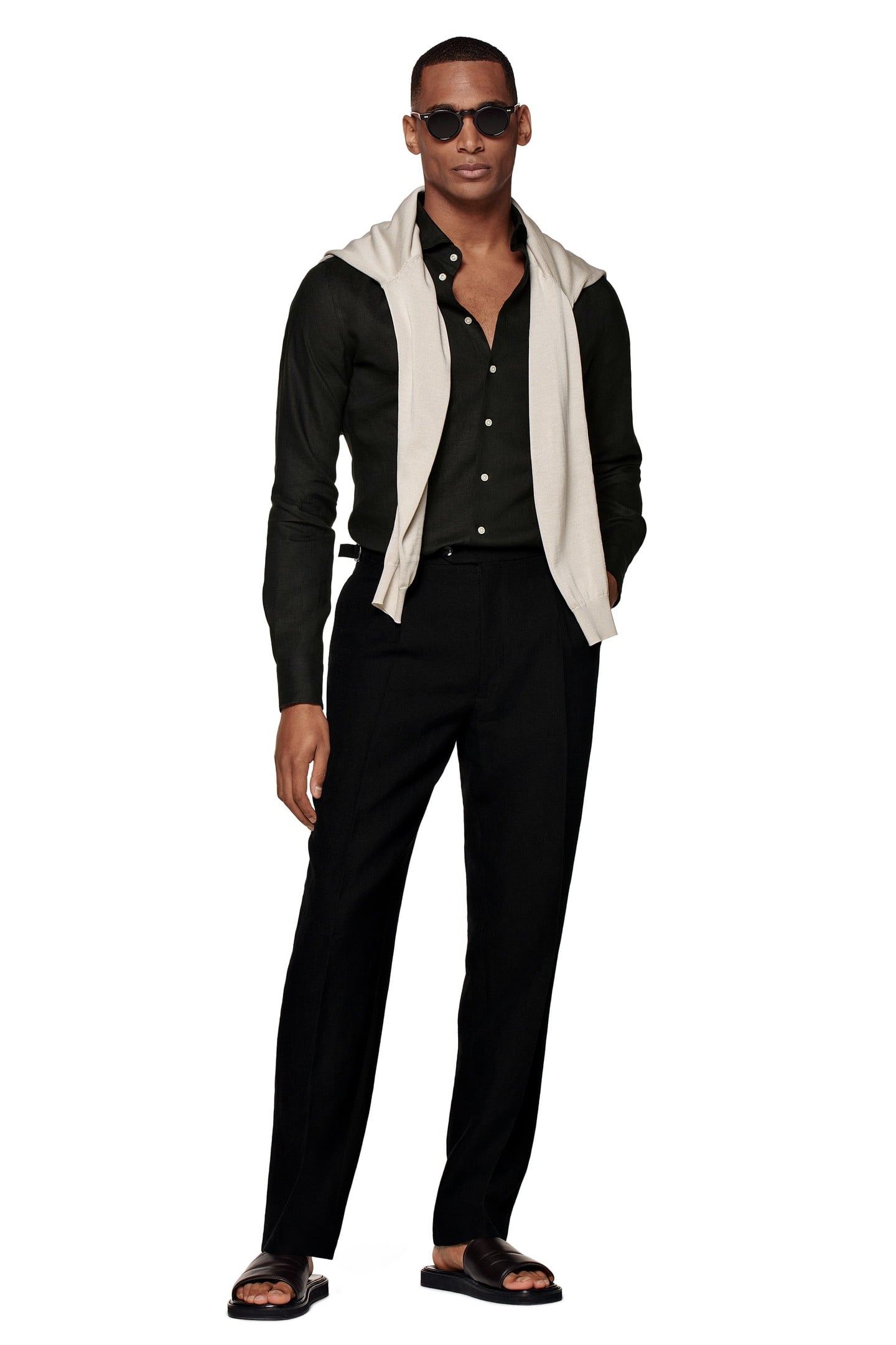 PURE LINEN BLACK BLACK 2