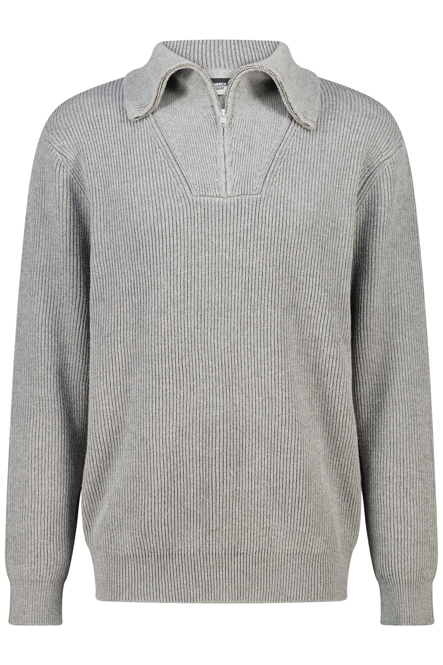 KENT HALFZIP DARK GREY MELANGE 3
