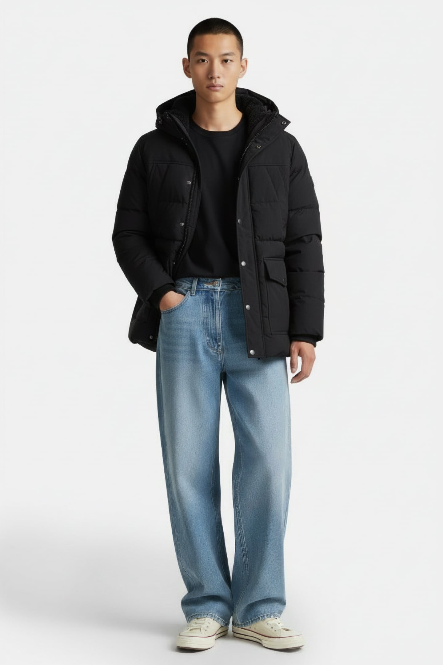 ROCKIE UTILITY PARKA BLACK 1