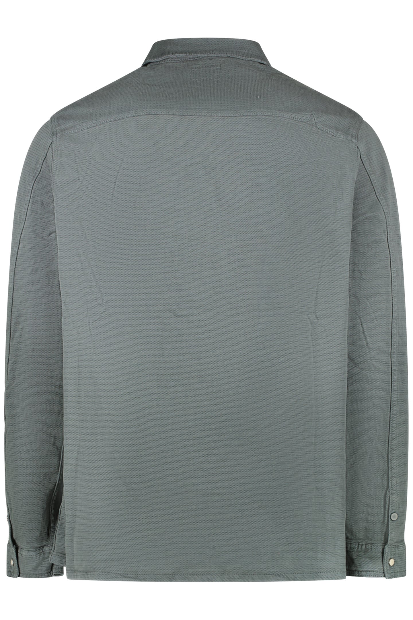 RONZO SHIRT ZIP TWILL GMD MOSS 2