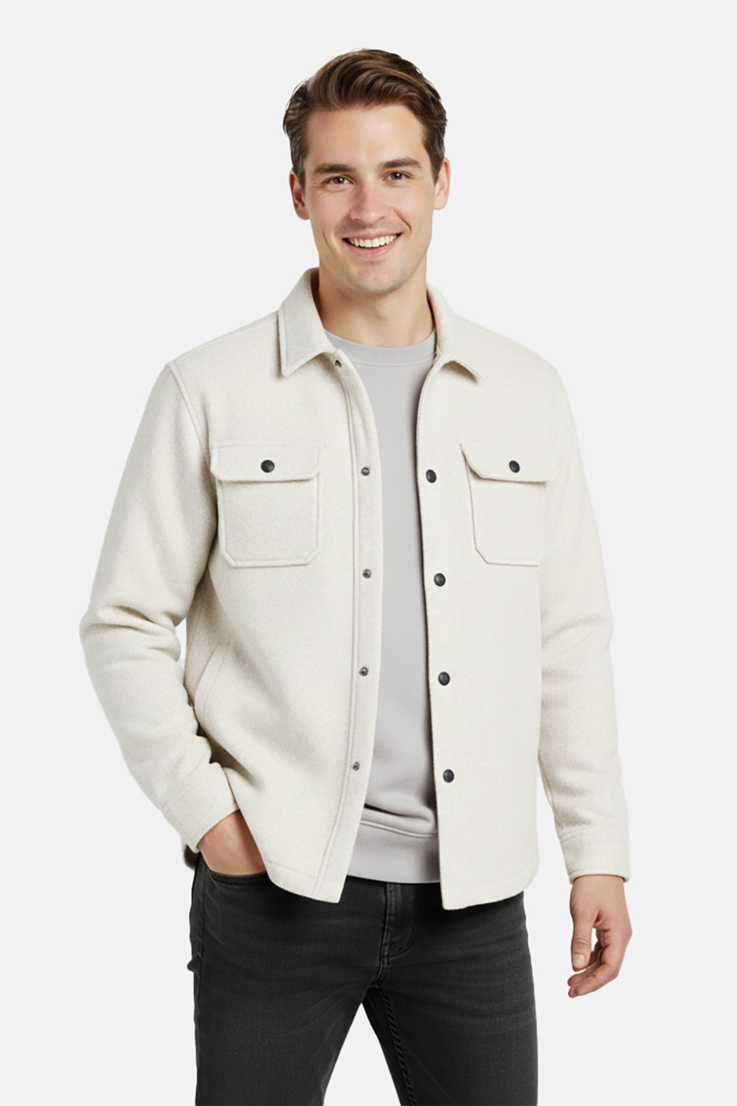 MITZEL SW SHIRT SAND 1
