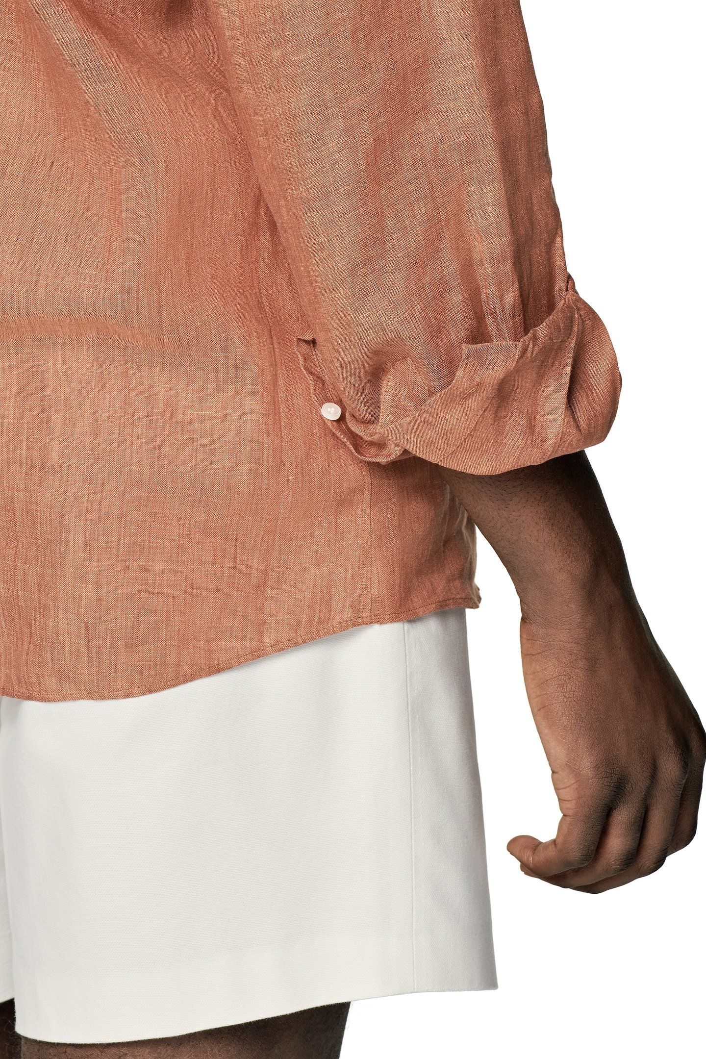 PURE LINEN RUST ORANGE 8