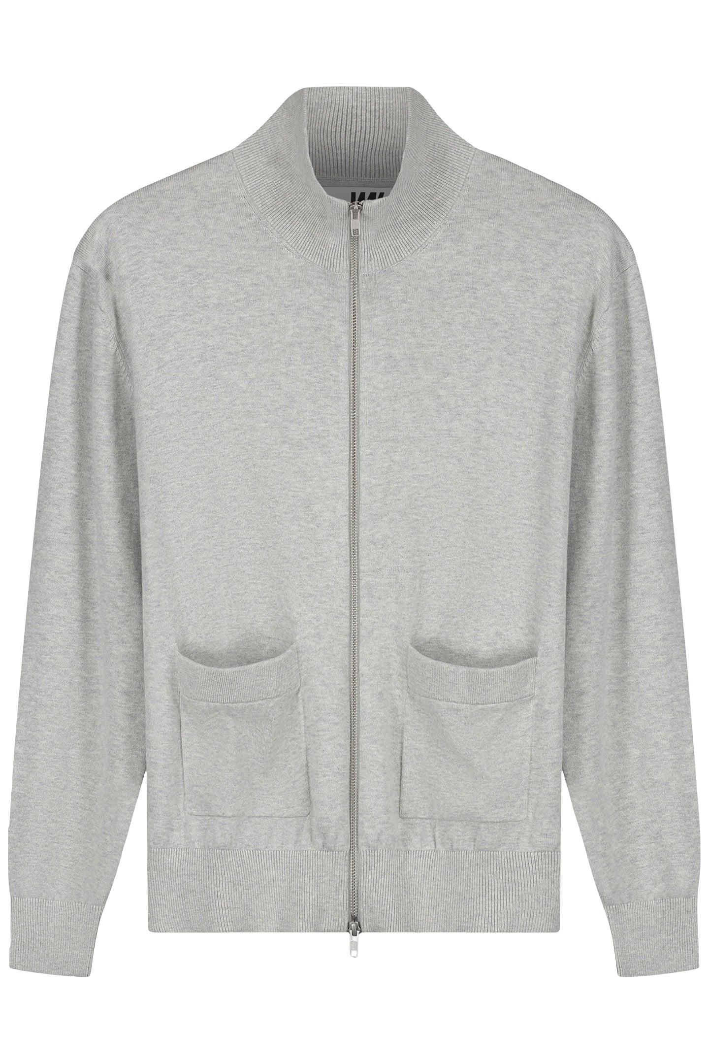 WAL – BLAKE ZIP CARDIGAN LIGHT GREY MELANGE 4