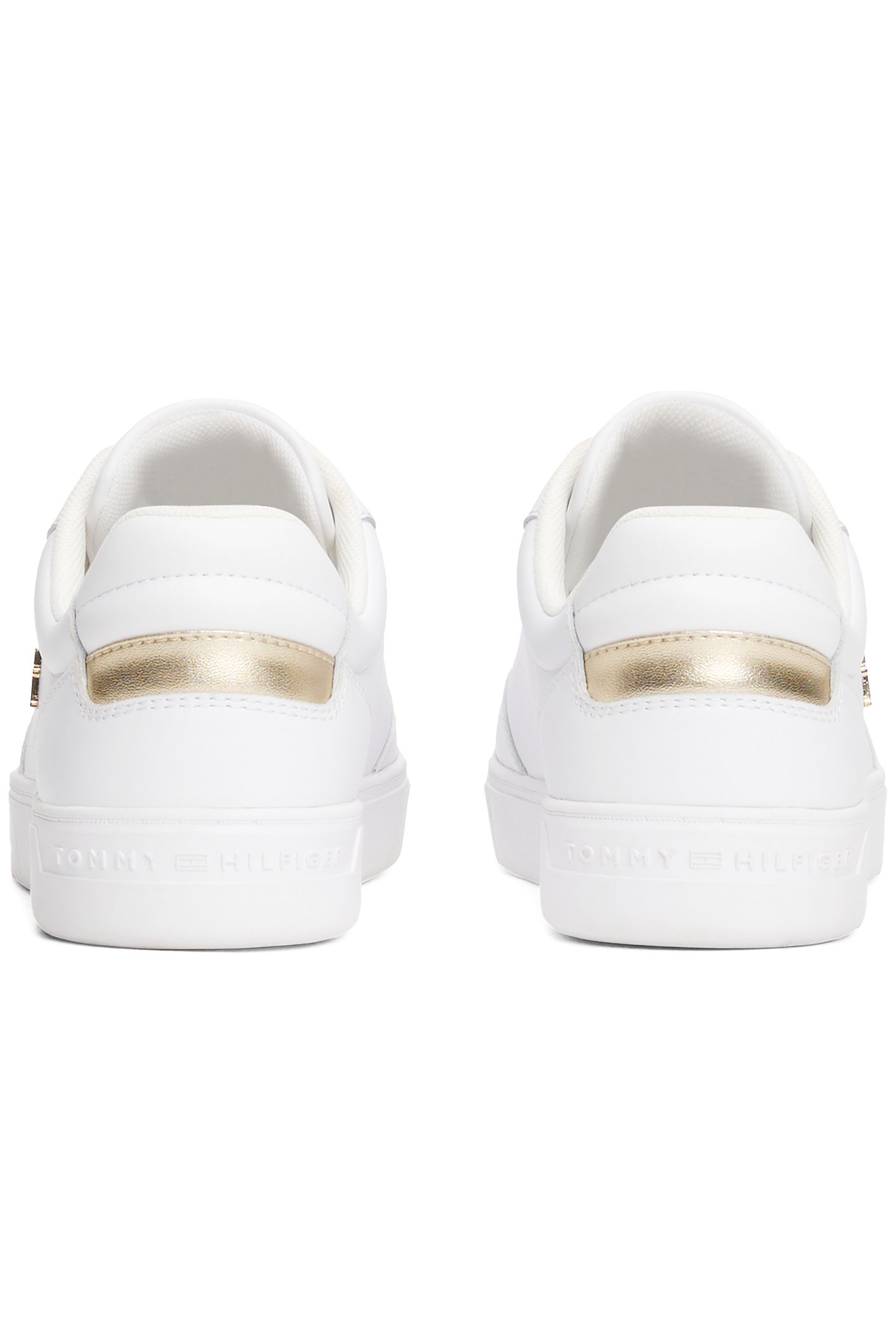 ESSENTIAL ELEVATED COURT SNEAKERS WHITE/GOLD 4