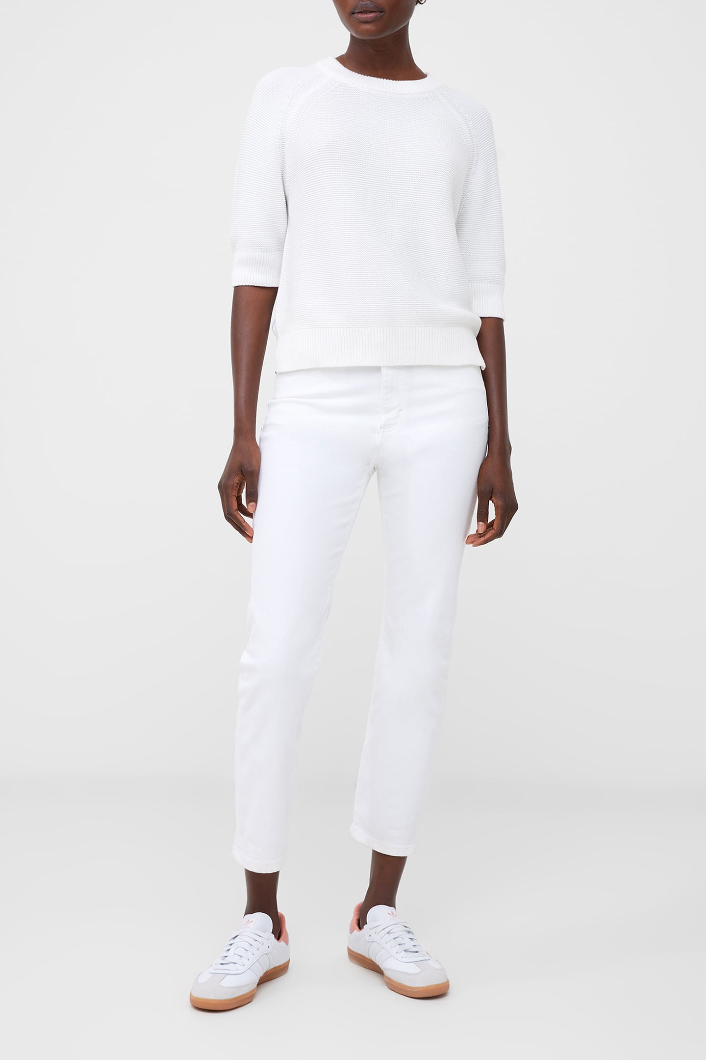 LILY MOZART SHORT SLV JUMPER SUMMER WHITE 2