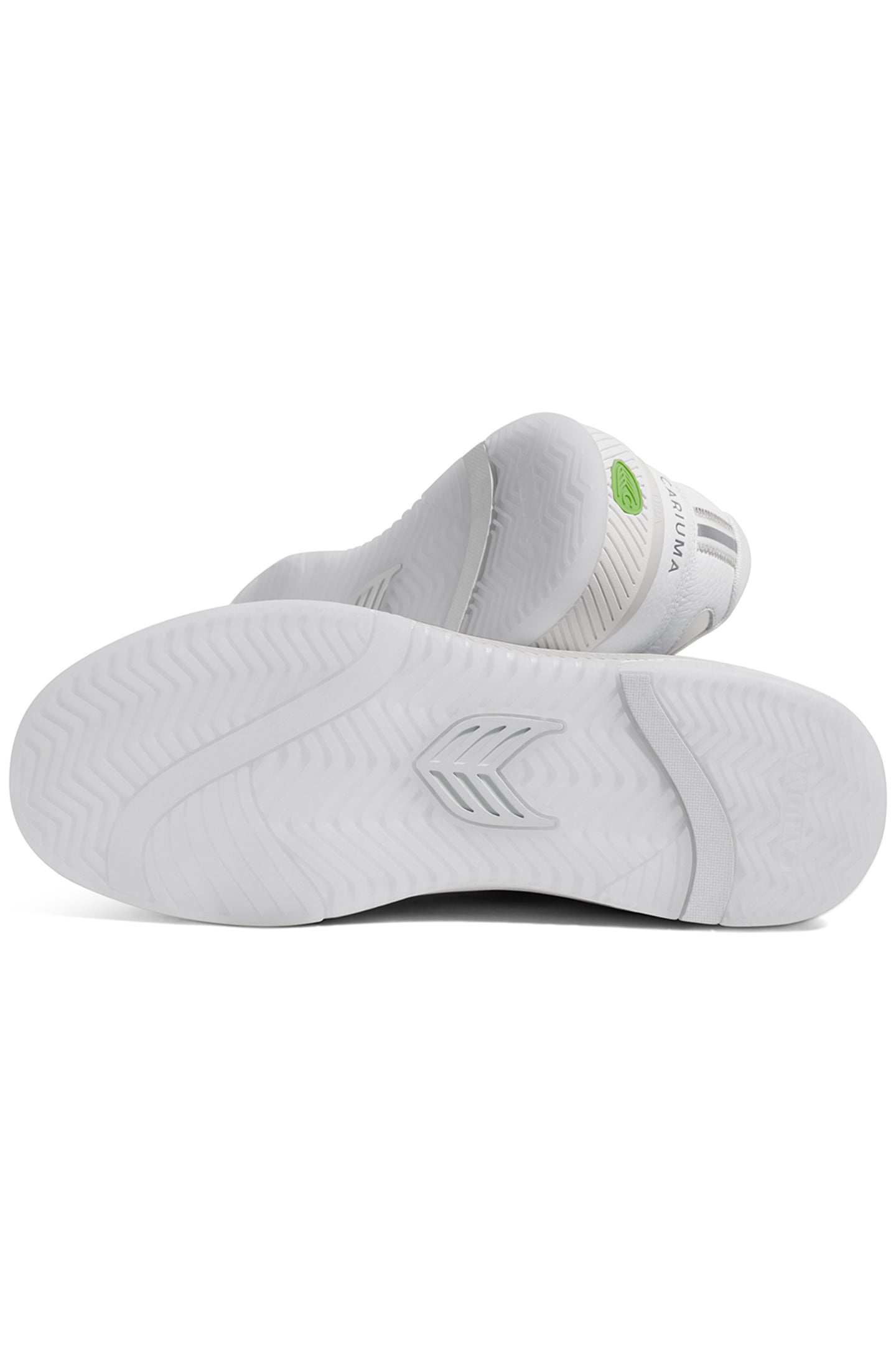 UBA PEBBLED LEATHER WHITE ICE LOGO 4