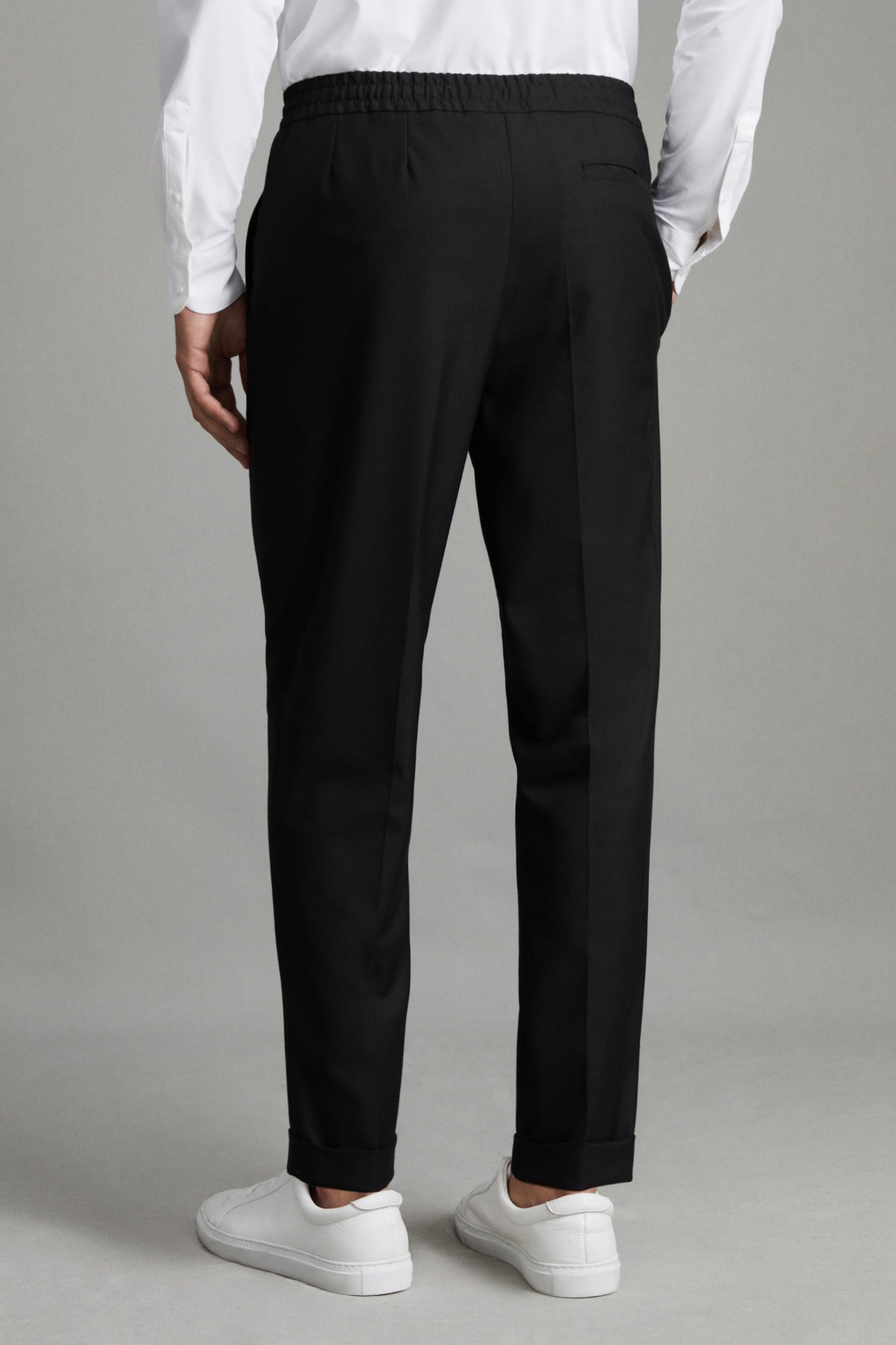 PLEATED RELAXED TROUSER BLACK 3