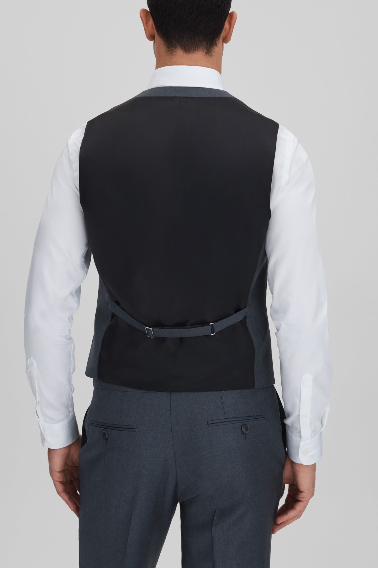 PLAIN WEAVE WAISTCOAT AIRFORCE BLUE 3