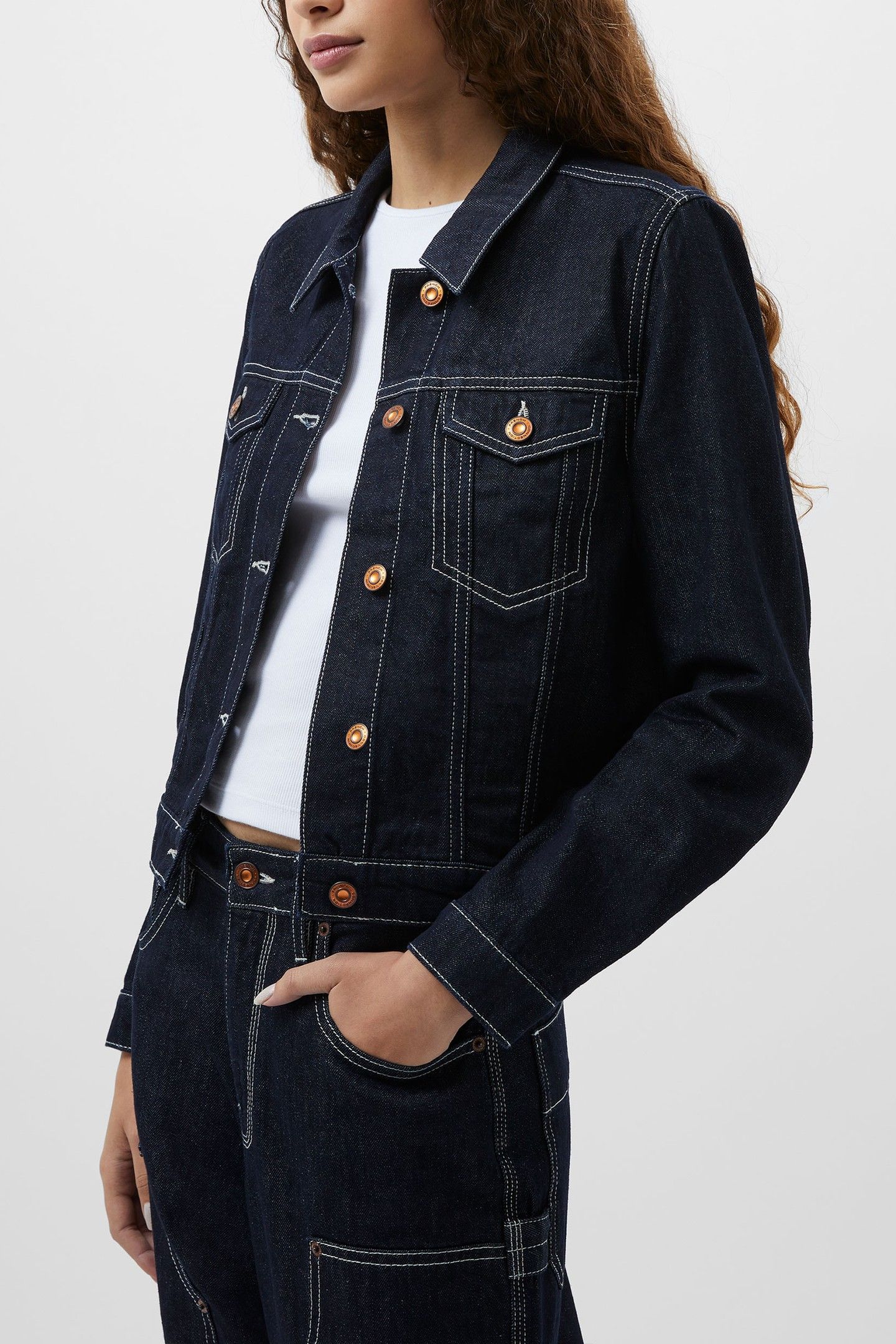 DENVER DENIM JACKET CLEAN INDIGO DENIM 2