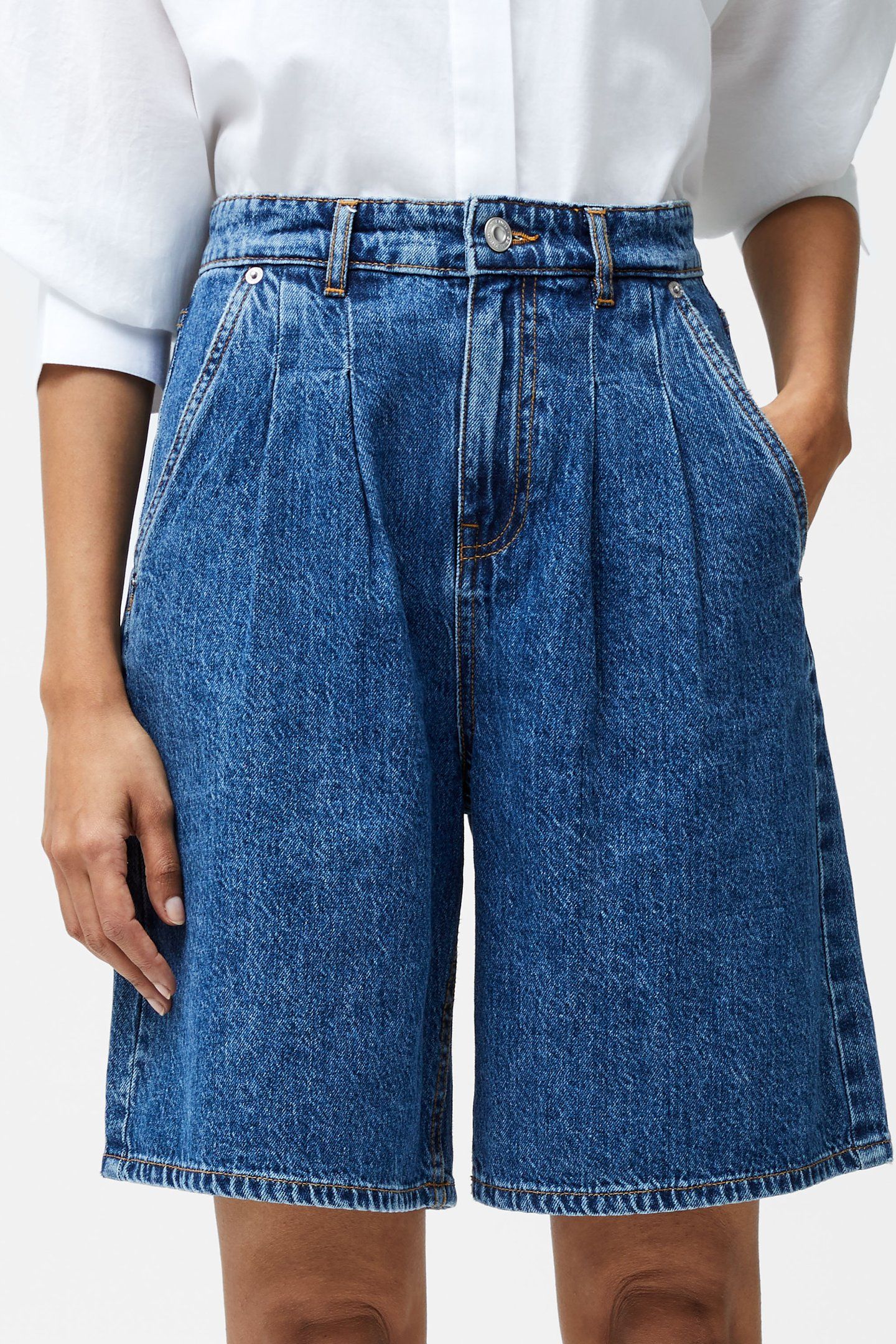 DENVER DENIM BERMUDA SHORTS VINTAGE BLUE 2