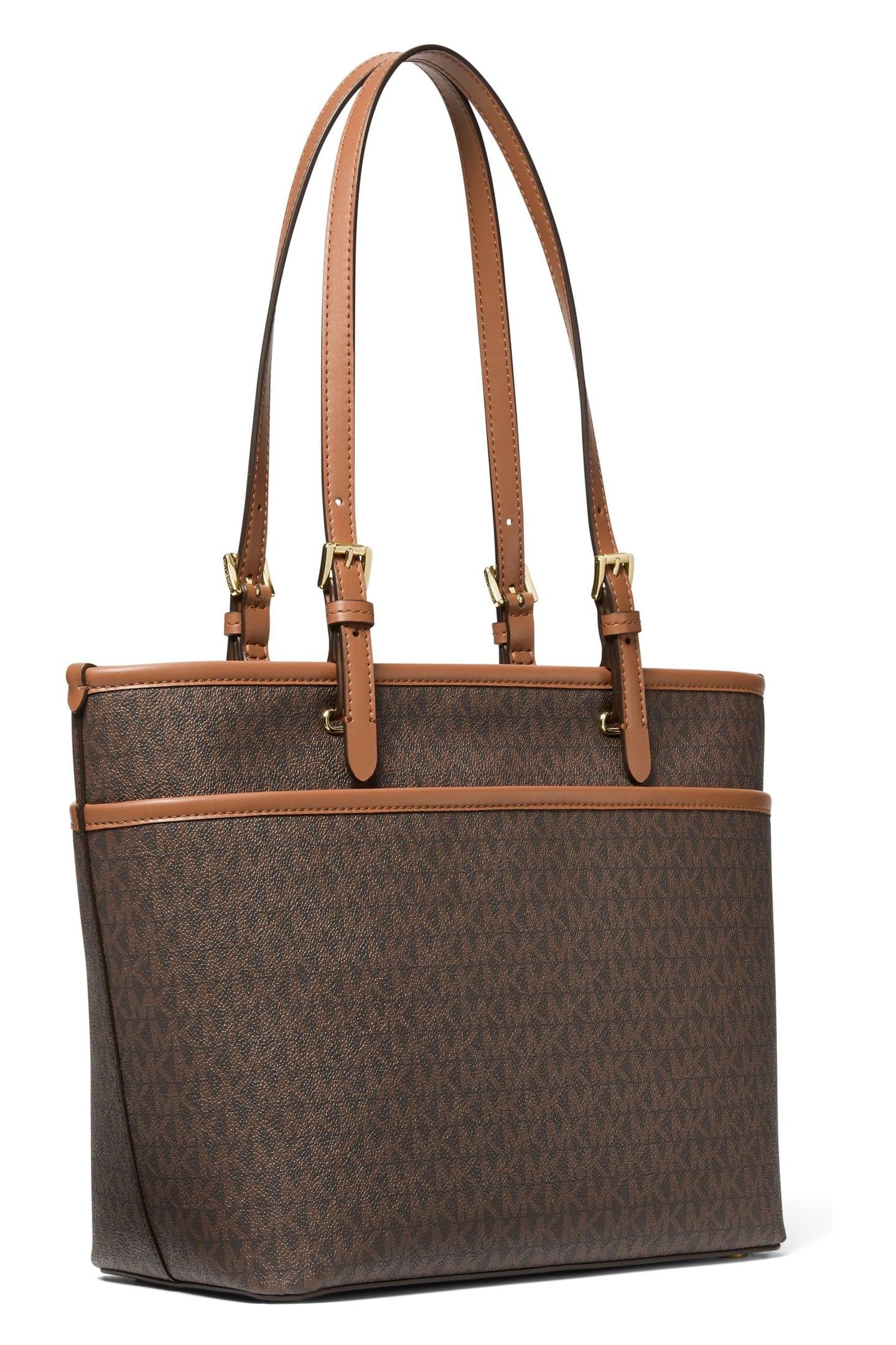 MEDIUM POCKET TOTE BAG BROWN/ACORN 3